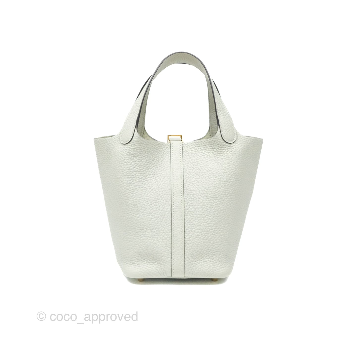 Hermès Picotin Lock 18 Gris Neve Taurillon Clemence Gold Hardware