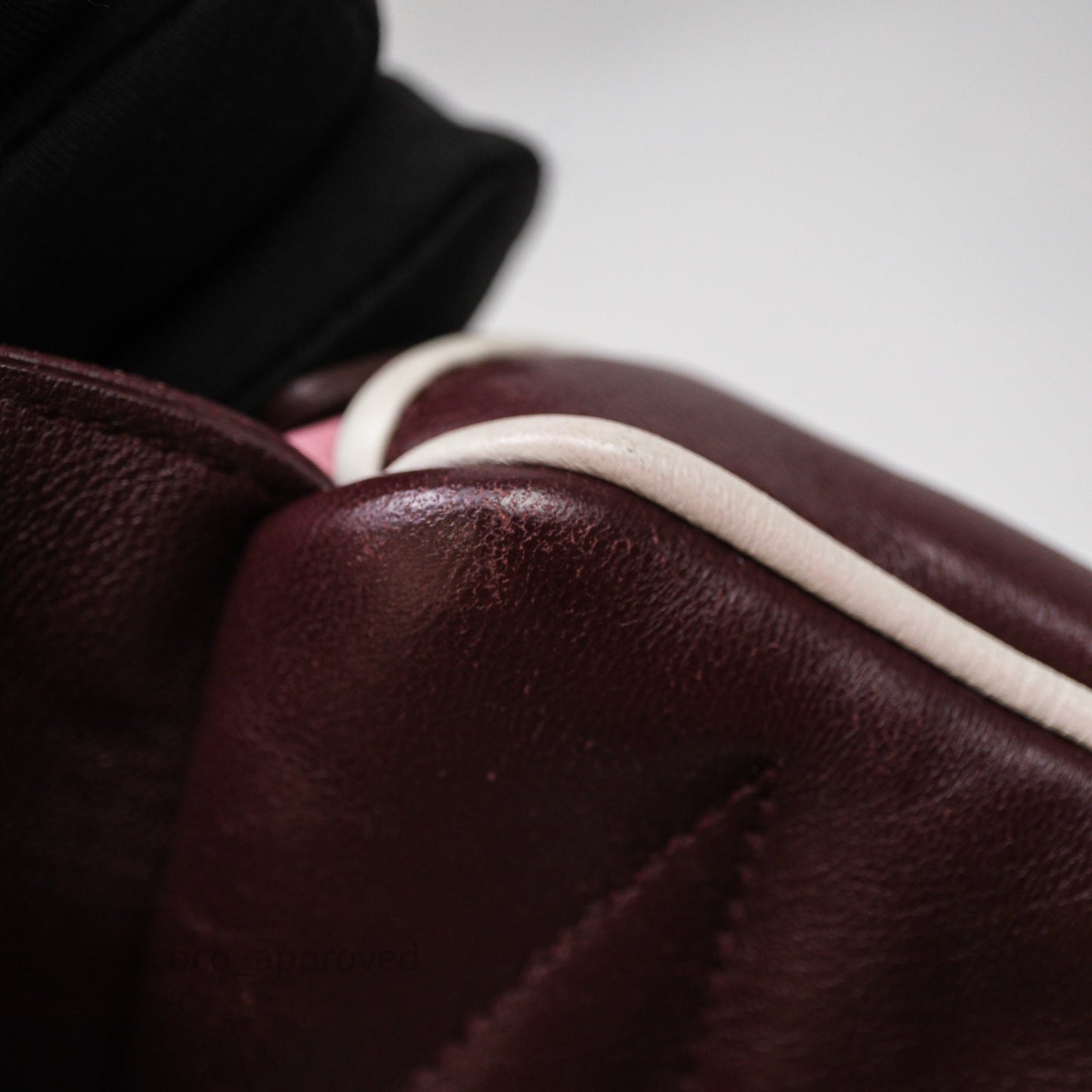 Miu Miu Bumbag Burgundy/Pink Gold Hardware