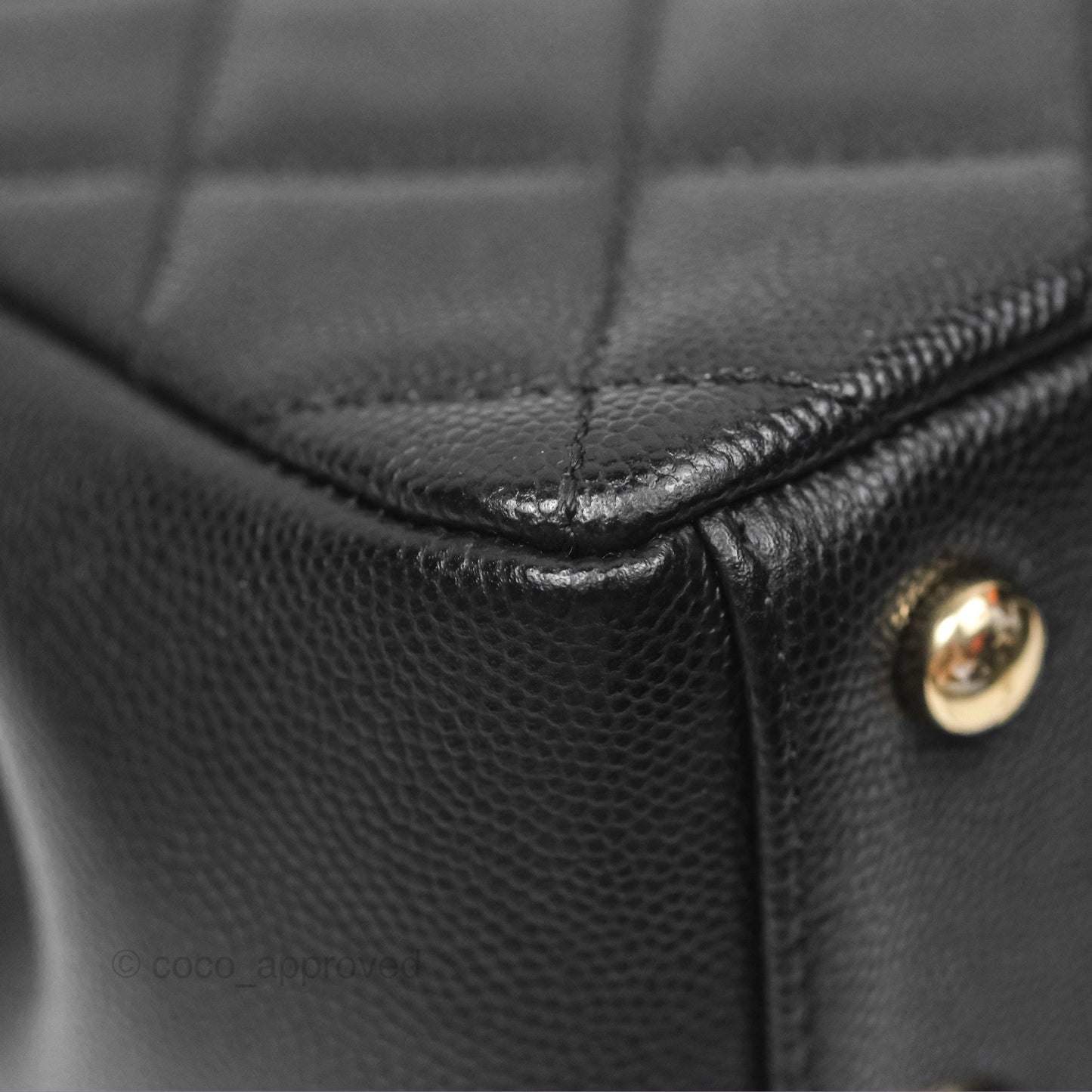 Chanel Quilted Small Business Affinity Flap Black Caviar Gold Hardware