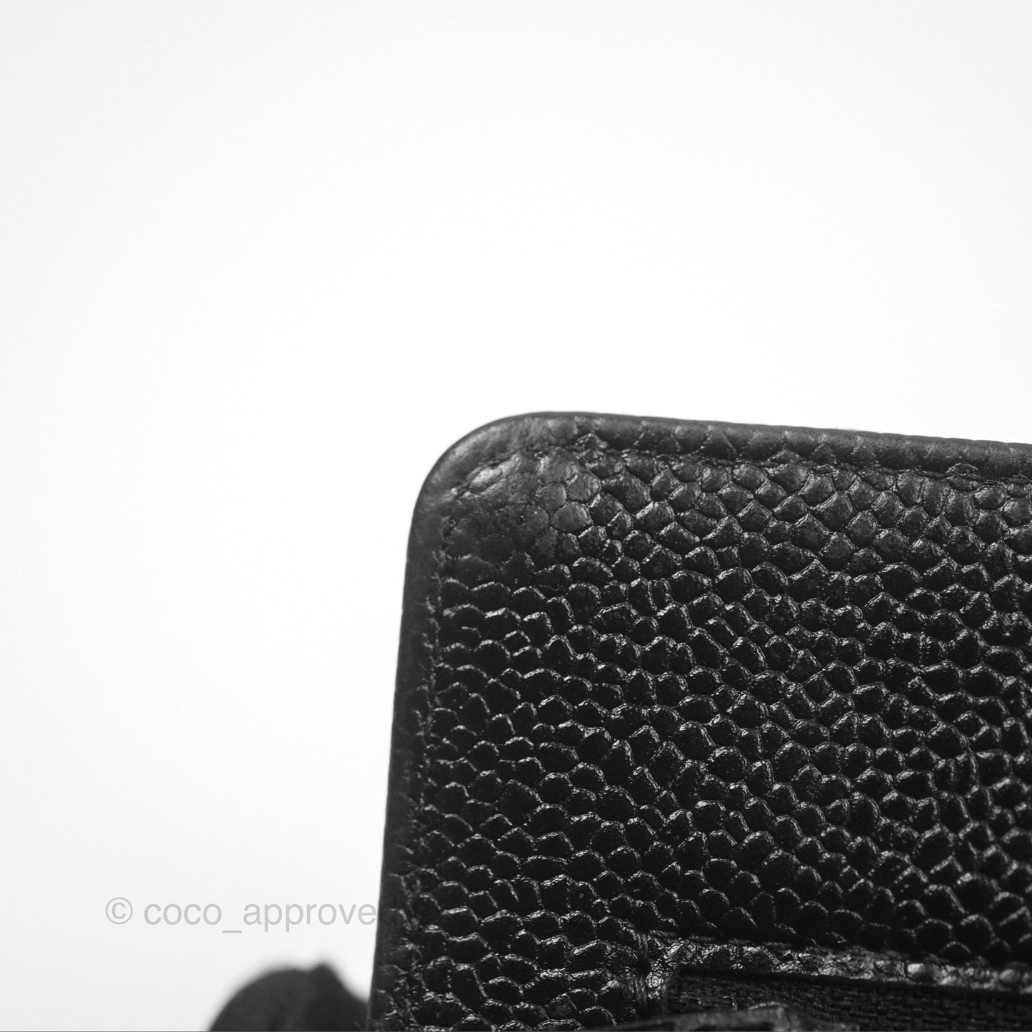 Chanel Quilted Classic WOC Black Caviar Silver Hardware