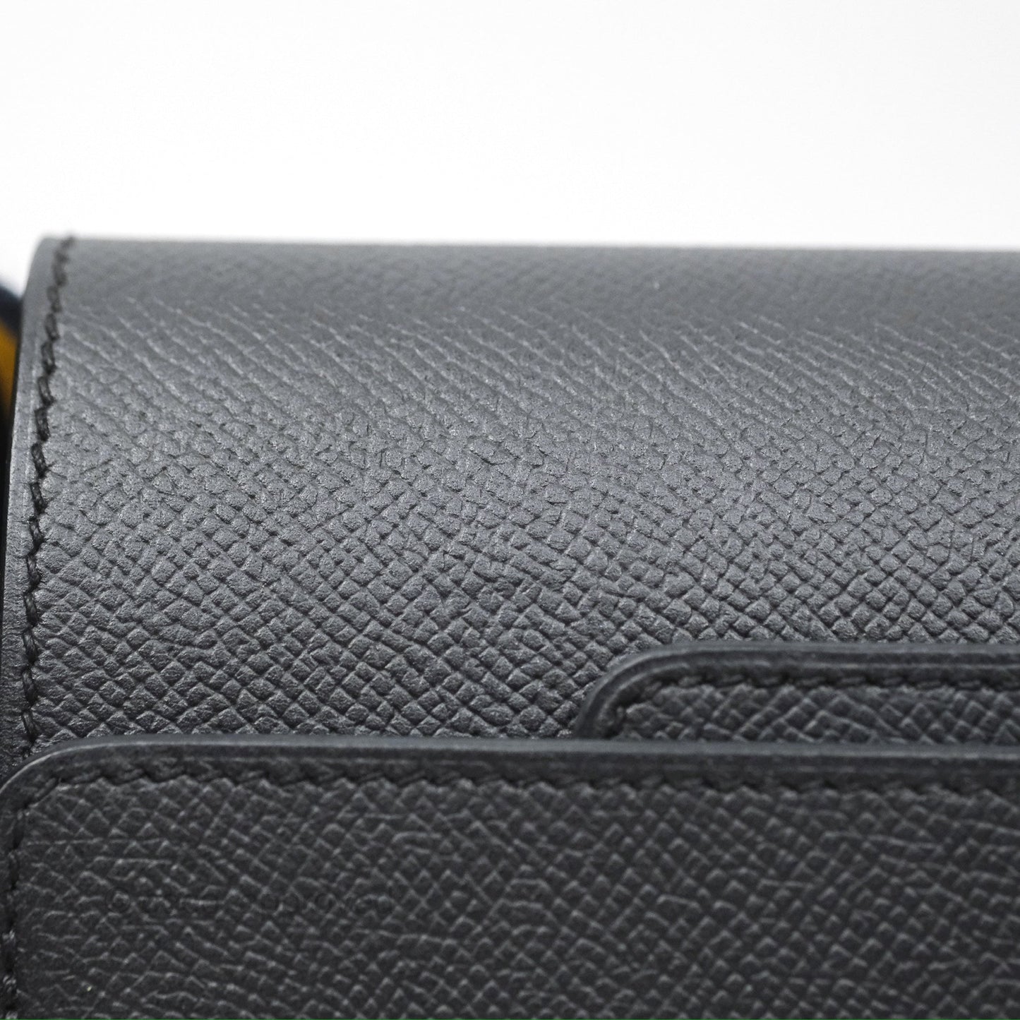 Hermes Octogone 23 Black Epsom