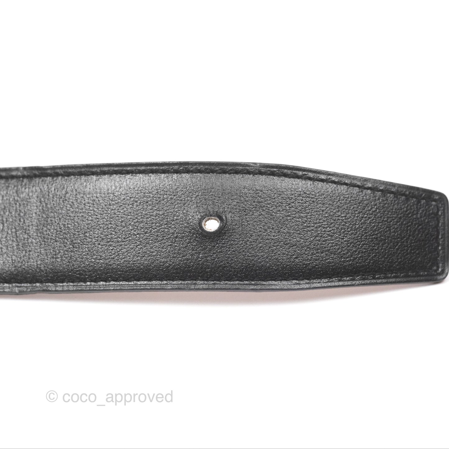Hermès Martelee H Gold Belt Buckle & Reversible Noir/Gold Togo