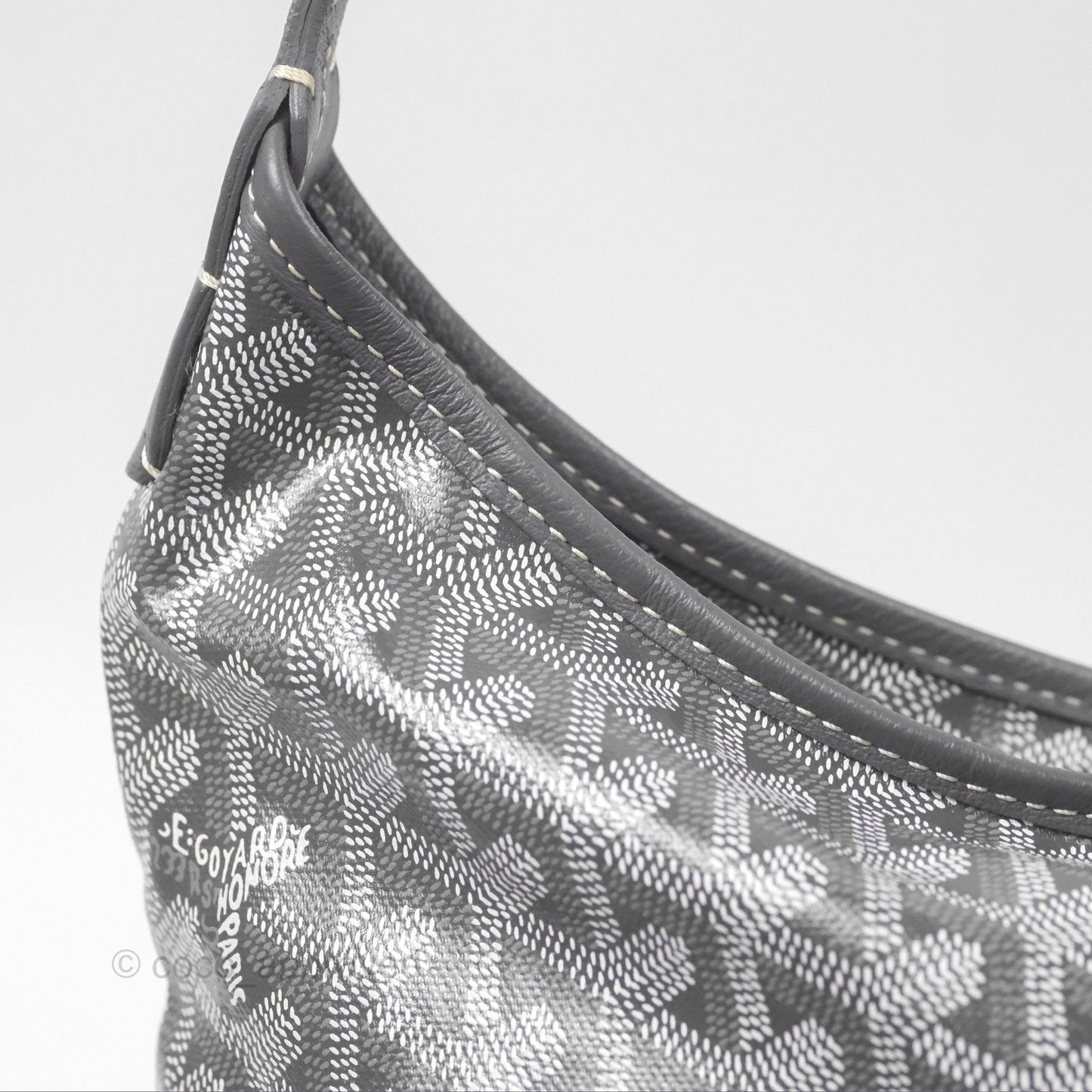 Goyard Bohème Hobo Bag Grey Goyardine Canvas