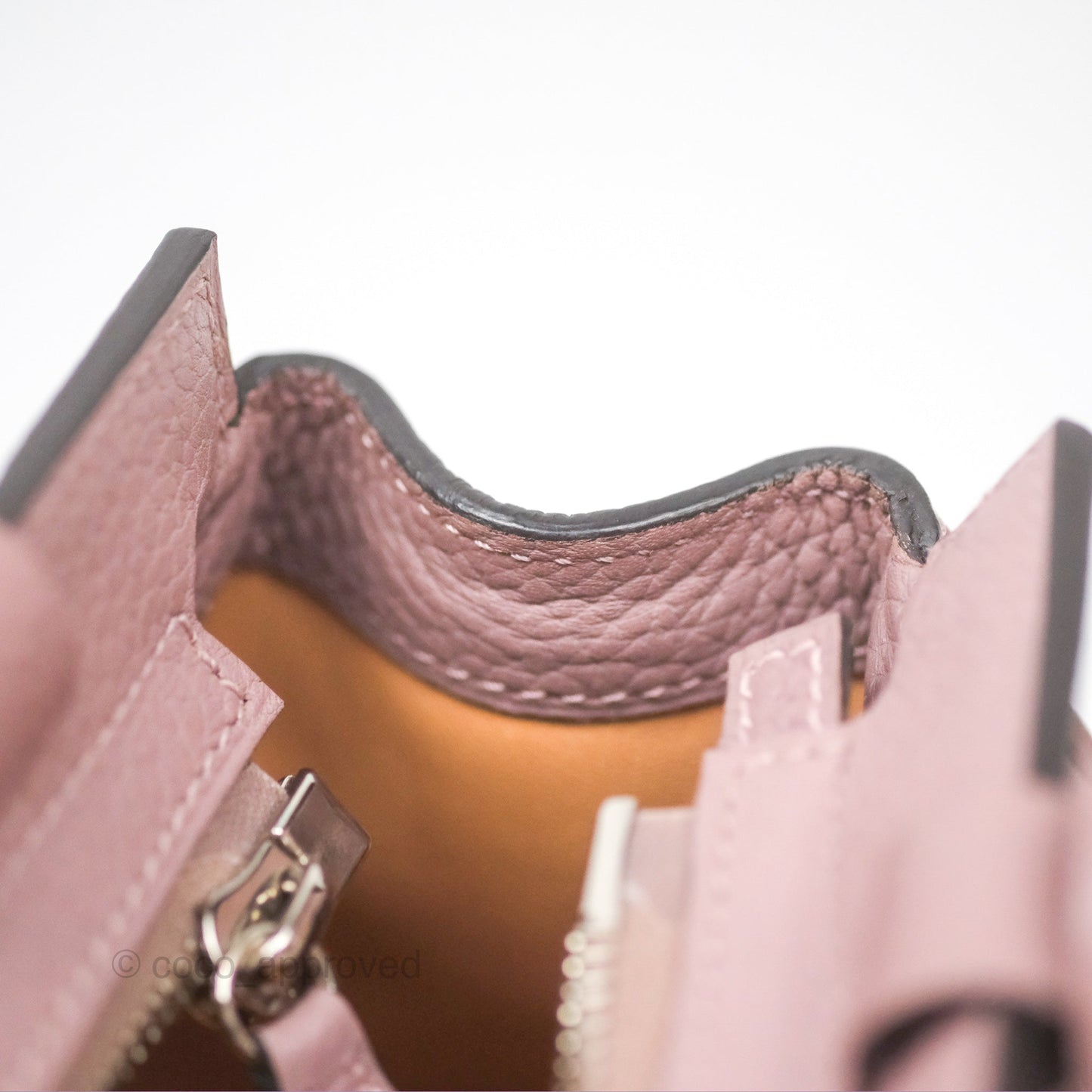 Moynat Pauline PM Bag Purple Calfskin Silver Hardware