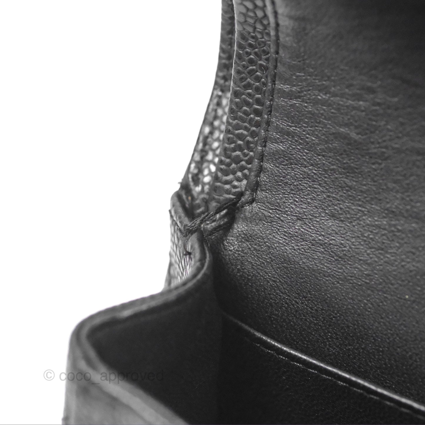 Chanel Small Quilted Classic Flap Black Caviar 24K Gold Hardware