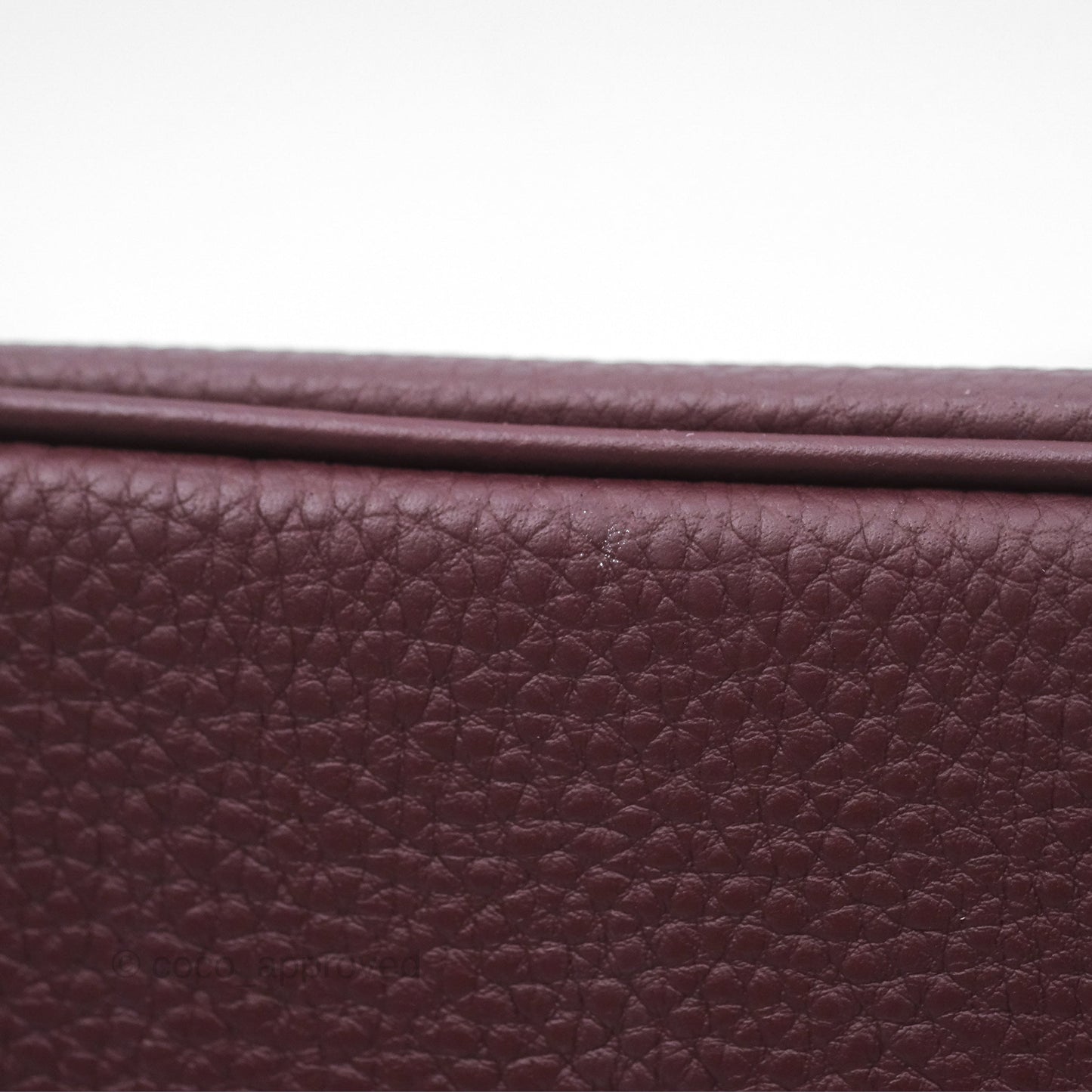 Hermès Birkin 25 Retourne Bordeaux Togo Gold Hardware