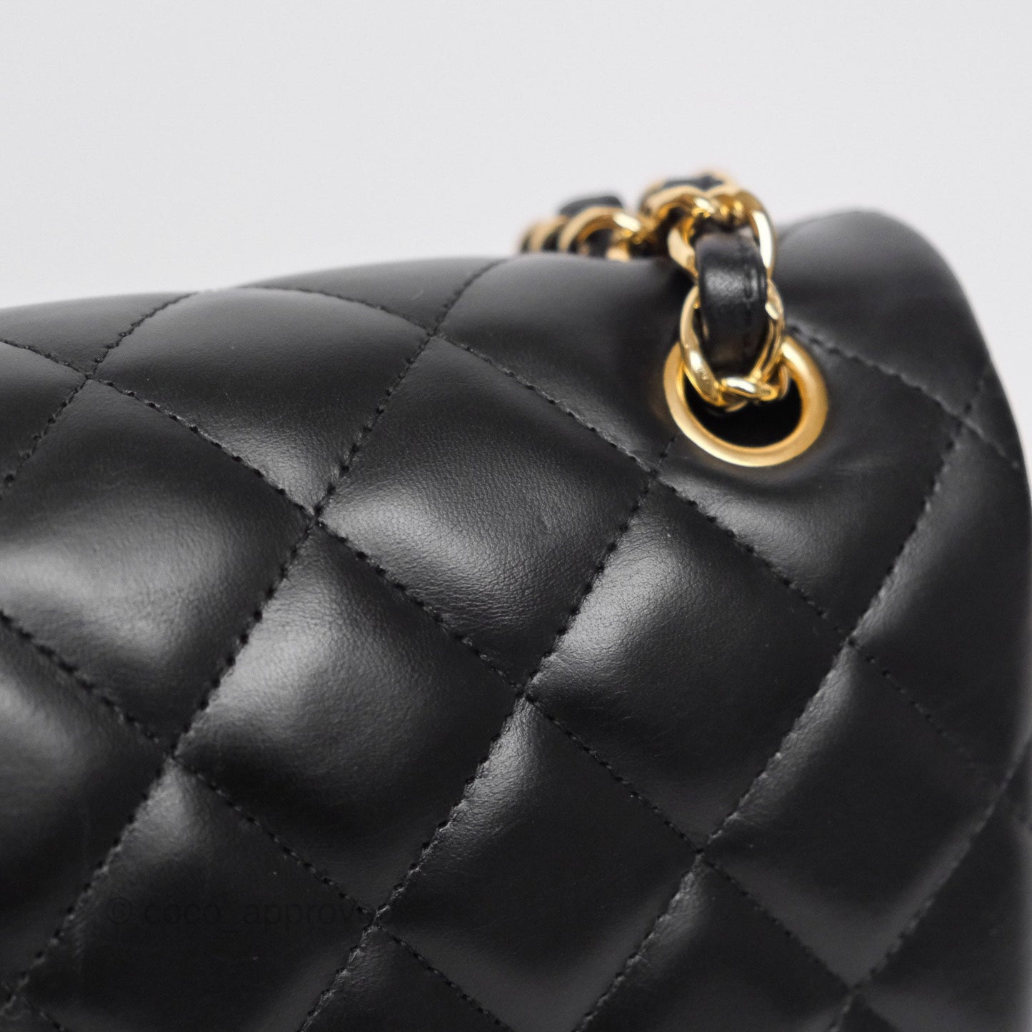 Chanel Jumbo Double Flap Black Lambskin Gold Hardware⁣⁣