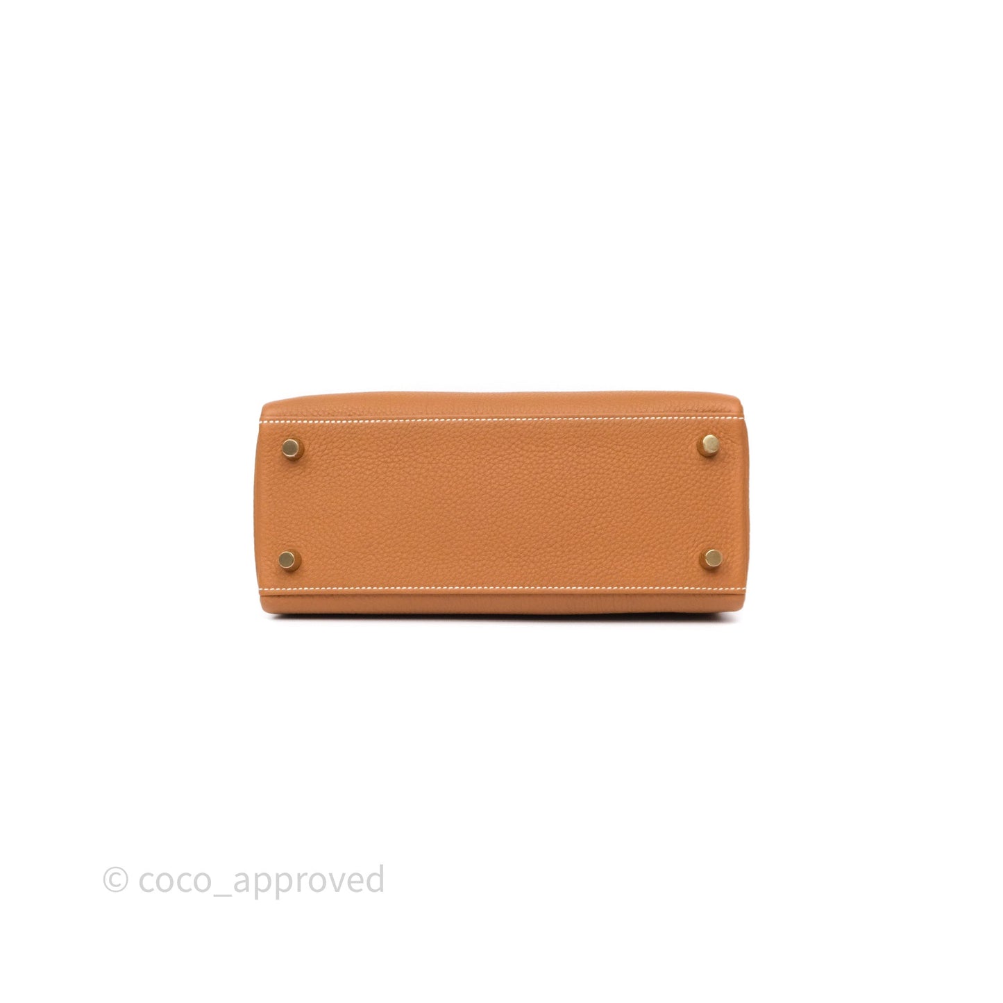 Hermès Kelly Retourne 25 Gold Togo Gold Hardware