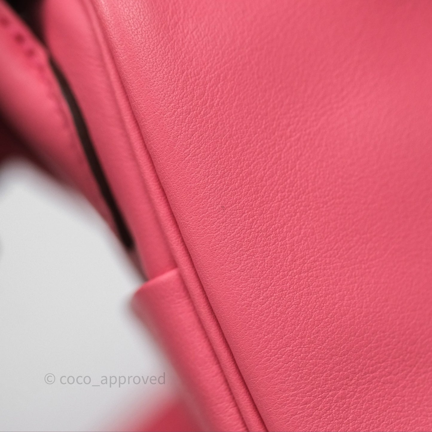 Hermès Mini Lindy 20 Rose Ete K4 Swift Palladium Hardware
