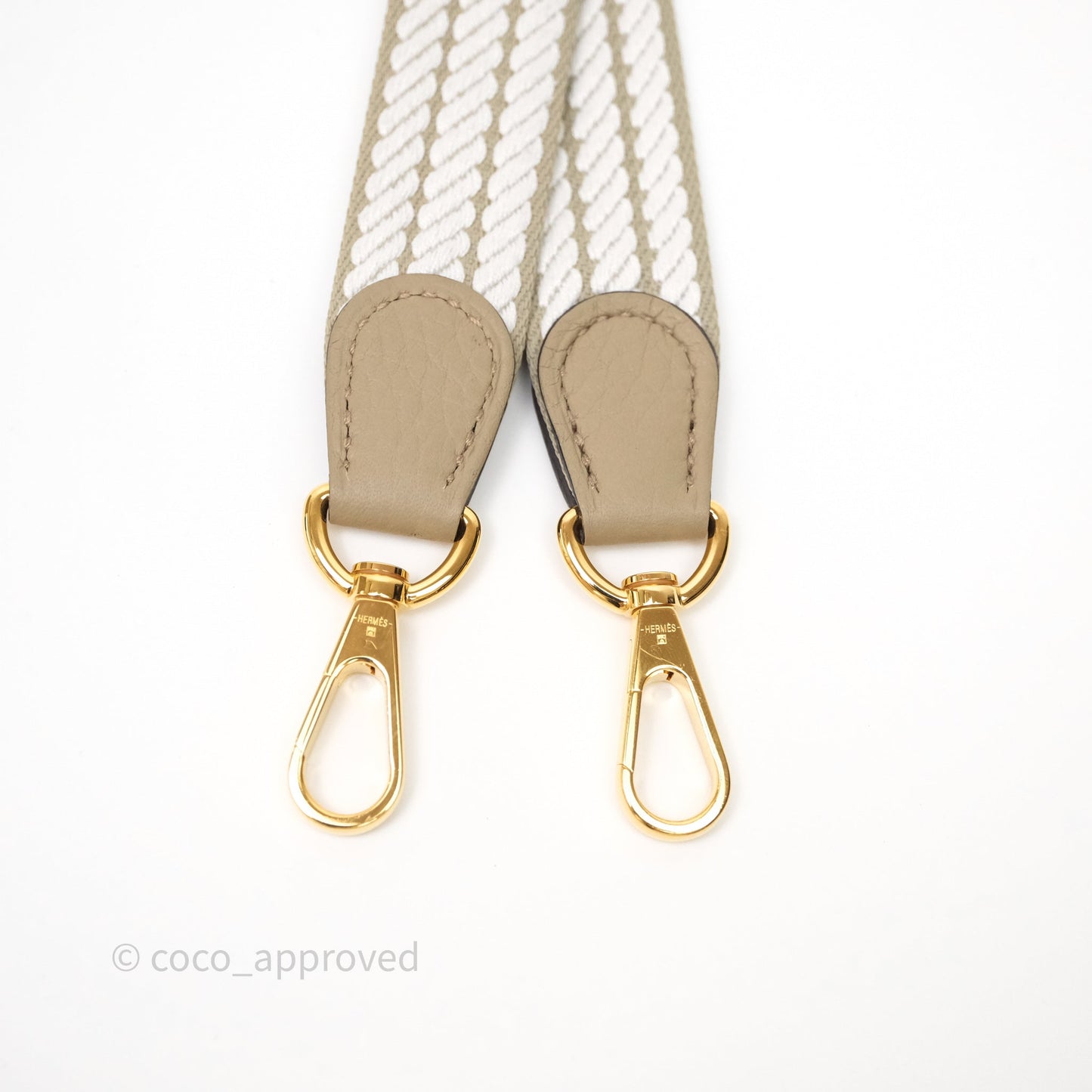 Hermès Mini Evelyne 16 Beige Marfa 8Q Clemence Gold Hardware