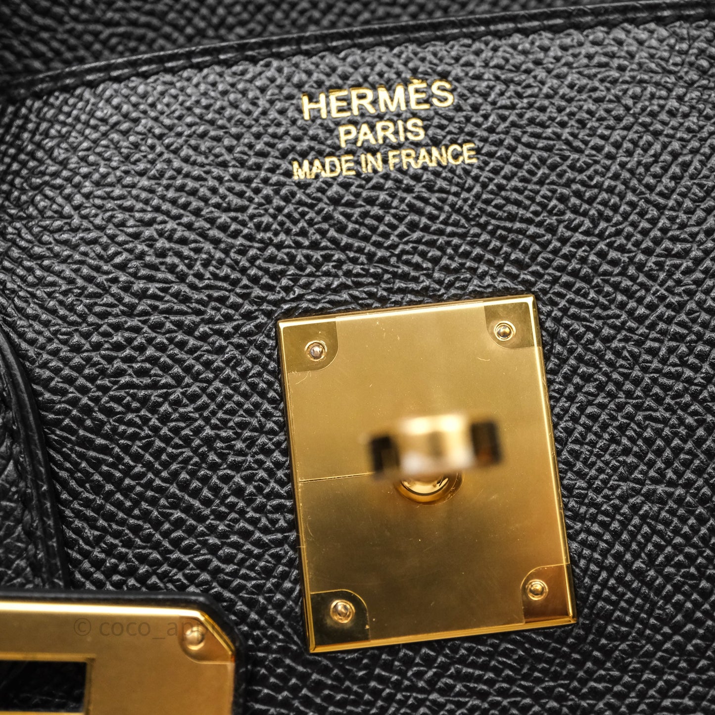 Hermès Birkin 35 Black Noir 89 Epsom Gold Hardware