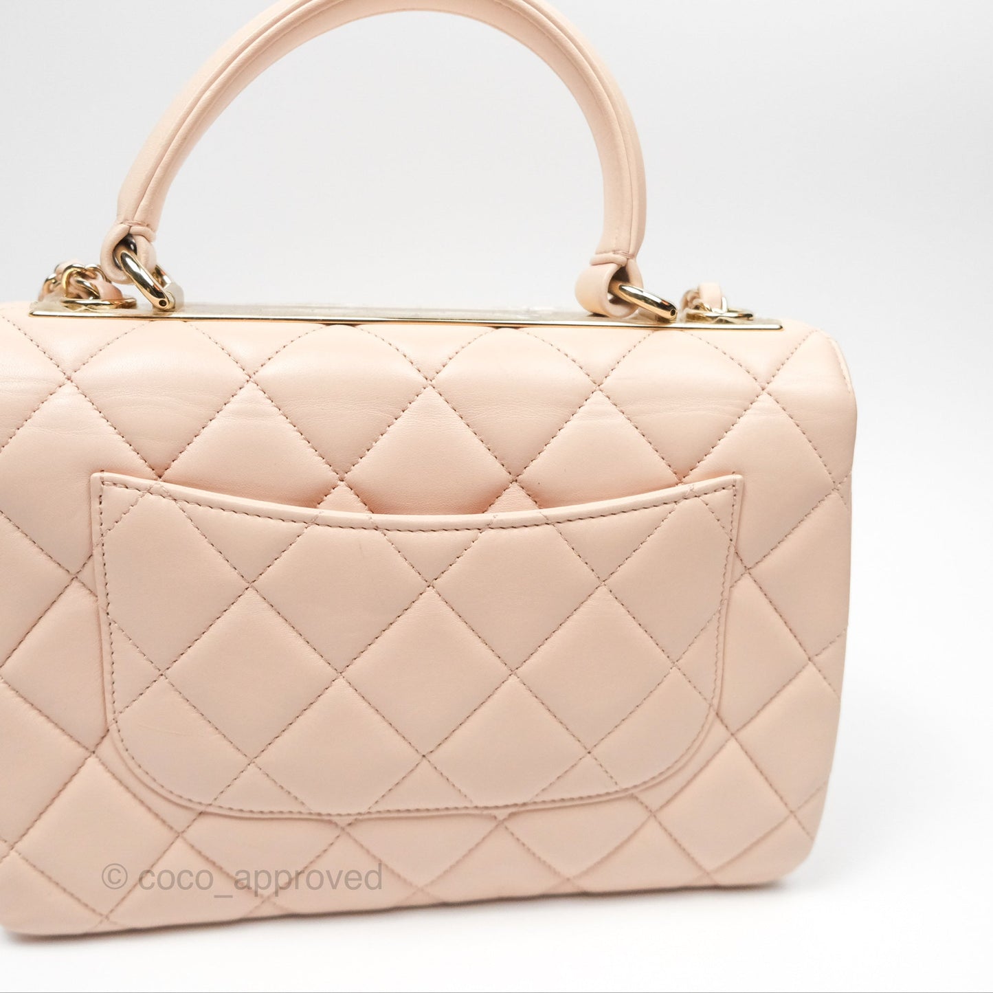 Chanel Trendy CC Small Beige Lambskin Gold Hardware