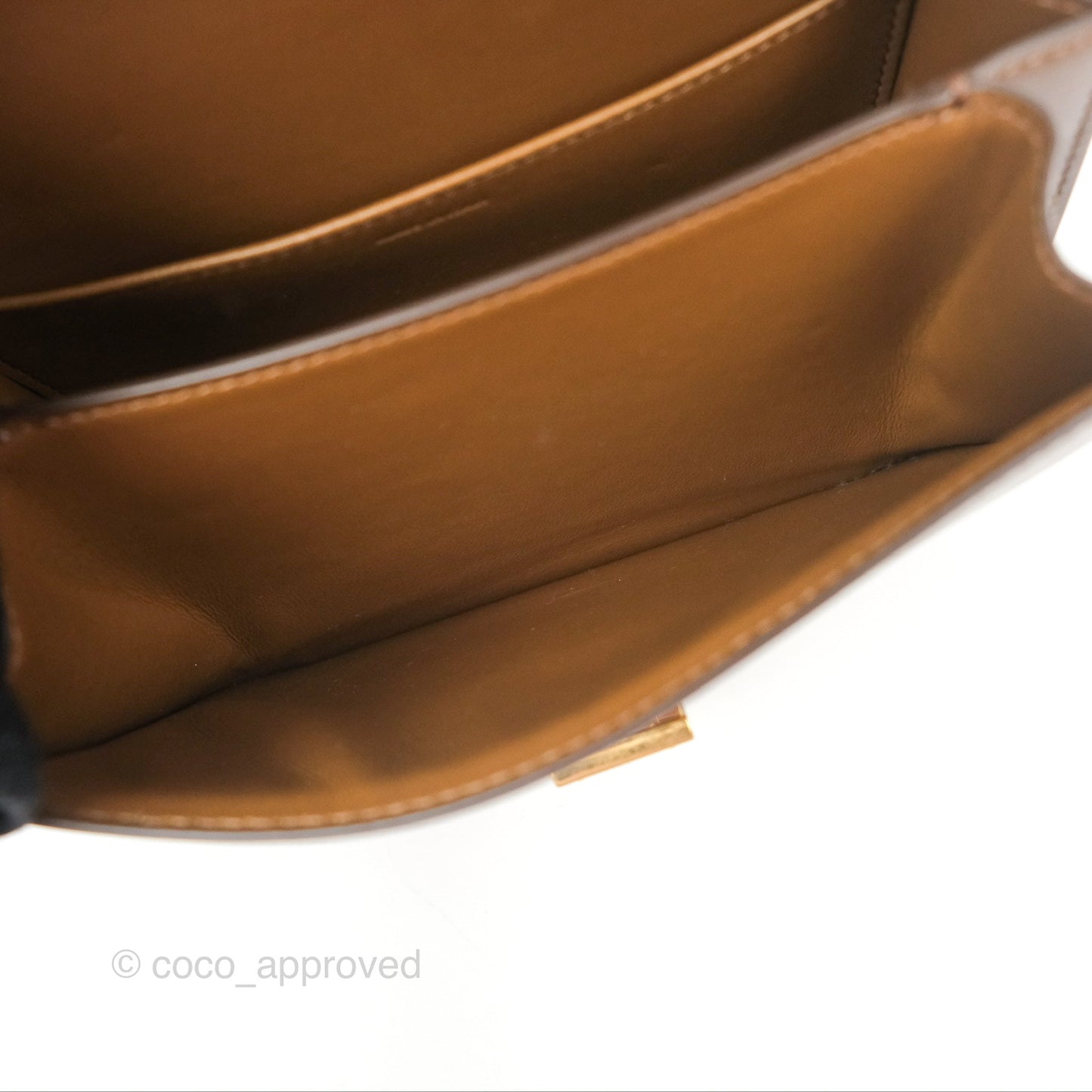 Celine Teen Classic Box Flap Caramel Calfskin
