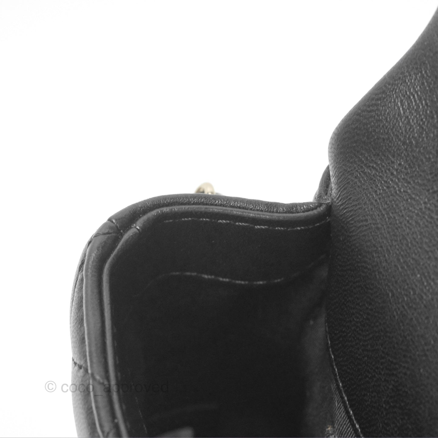 Chanel Small My Precious Flap Black Lambskin Gold Hardware