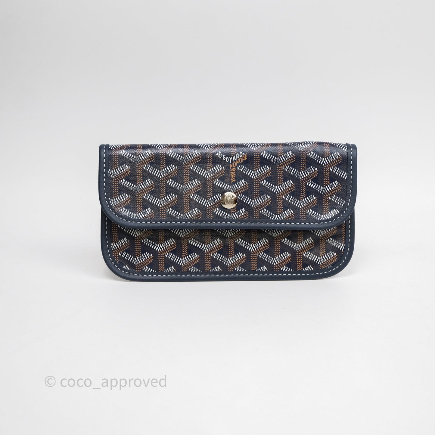 Goyard Bohème Hobo Bag Navy Goyardine Canvas