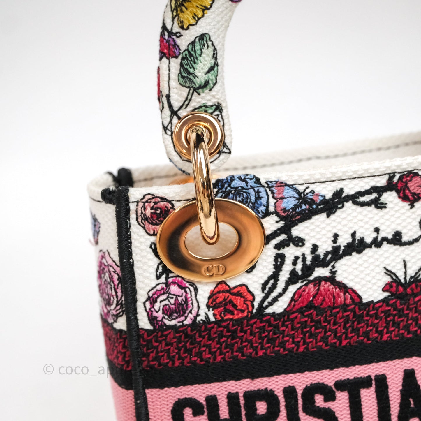 Christian Dior Mini Lady D-Lite Bag Florilegio Embroidered