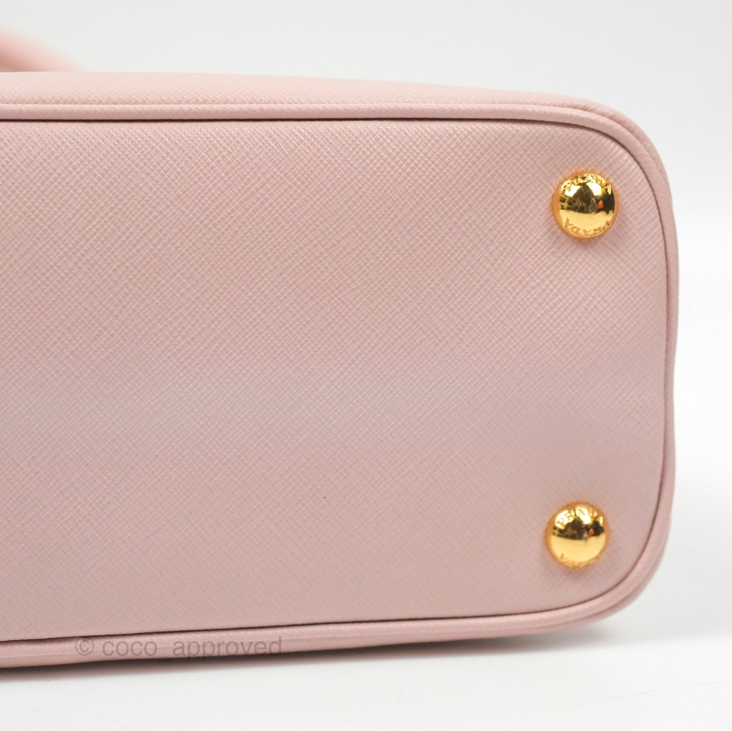 Prada Small Promenade Bag Saffiano Lux Light Pink