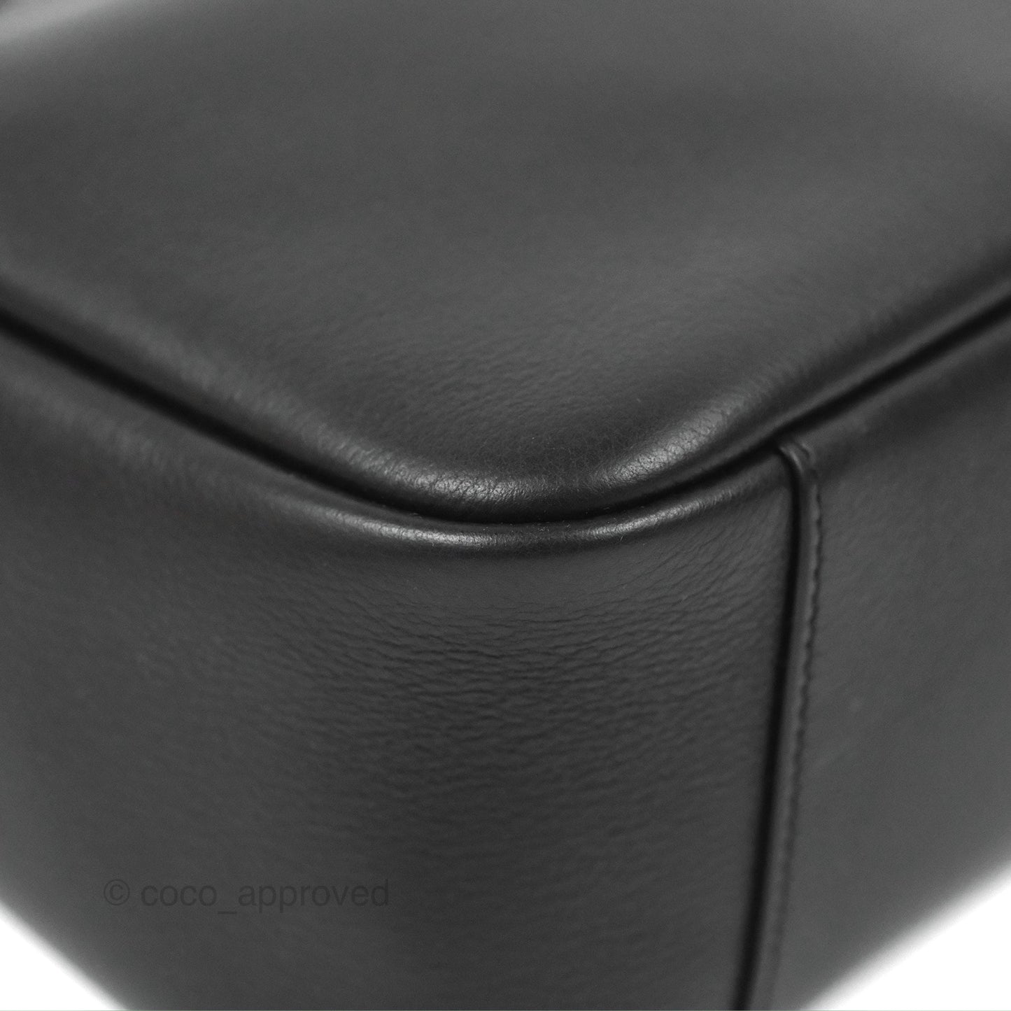 Saint Laurent Small ‘Le 5 a 7’ Hobo Bag Black Grained Leather