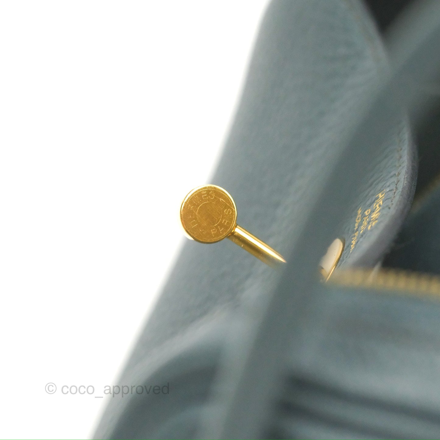 Hermès Mini Lindy 20 Bleu Orage Clemence Gold Hardware