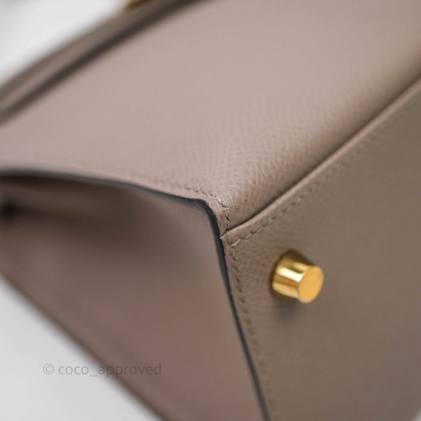 Hermès Kelly 28 Gris Asphalte Epsom Gold Hardware