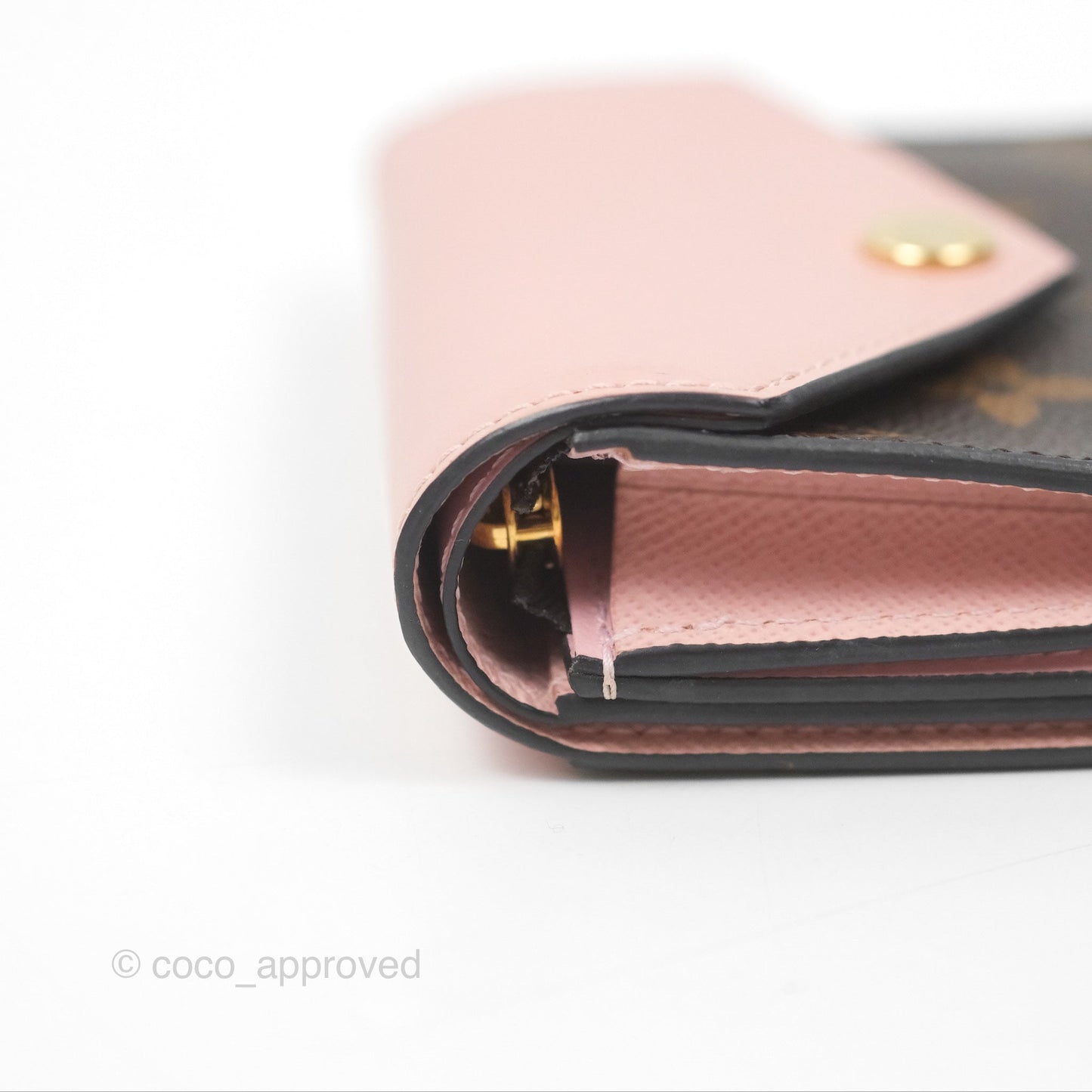 Louis Vuitton Victorine Wallet Monogram Canvas Rose Ballerina