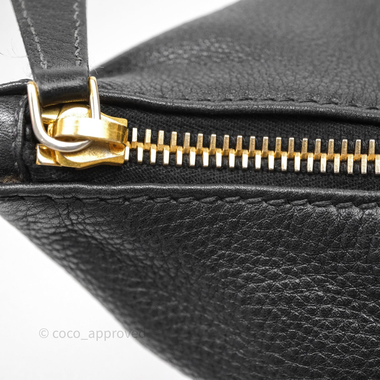 Miu Miu Vitello Tote Bag Black Gold Hardware