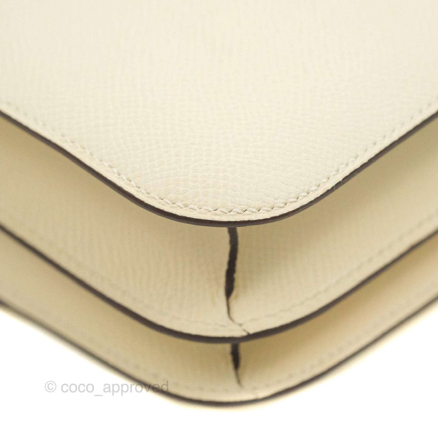 Hermès Constance Mini 18cm Nata Epsom Rose Gold Hardware