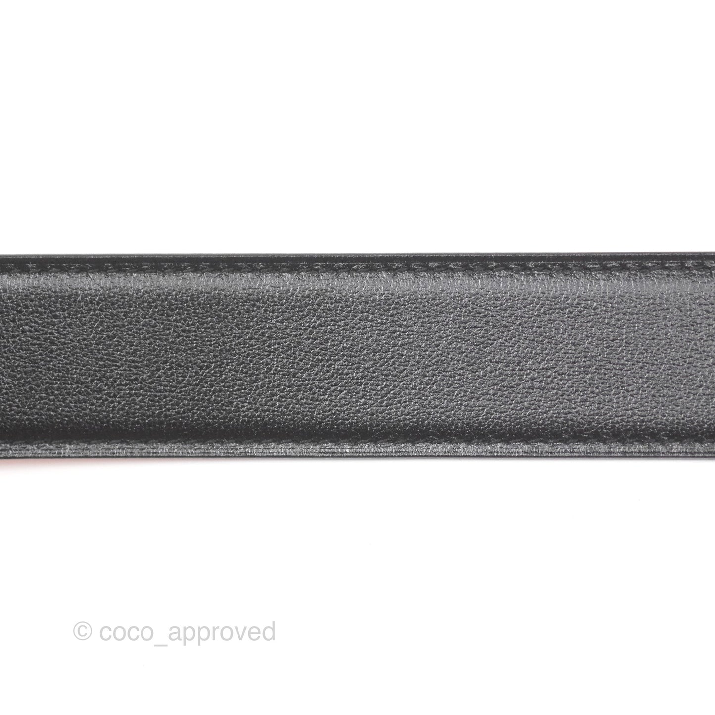 Hermès H Speed Belt Buckle & Reversible Leather Strap Black Silver Hardware 32mm