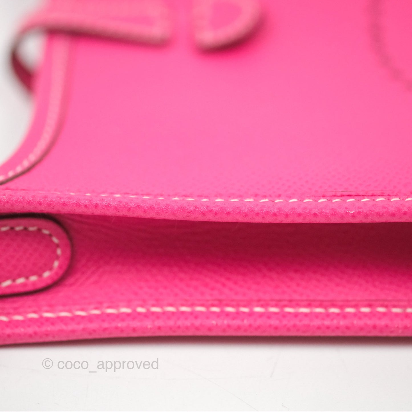 Hermès Mini Evelyne 16 Hot Pink Epsom Palladium Hardware
