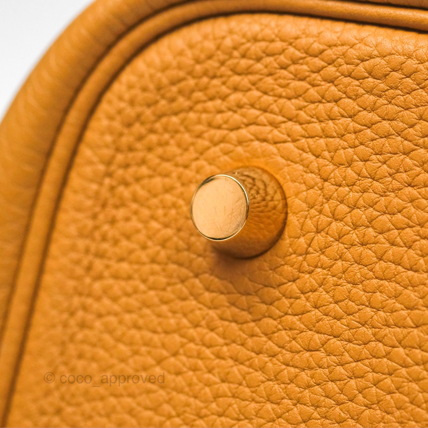 Hermès Picotin 22 Sesame 2S Clemence Gold Hardware