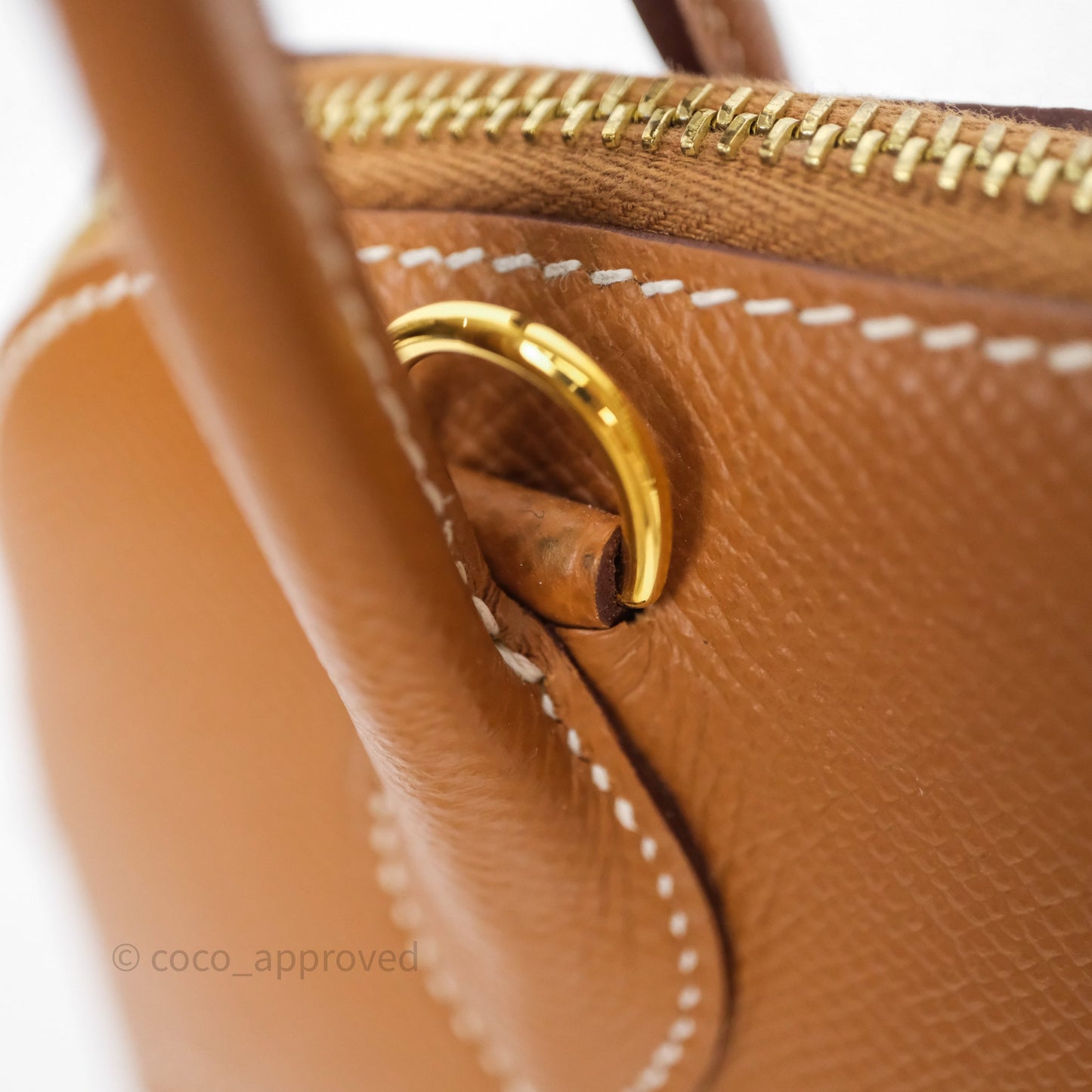 Hermès Bolide 27 Gold Epsom Gold Hardware