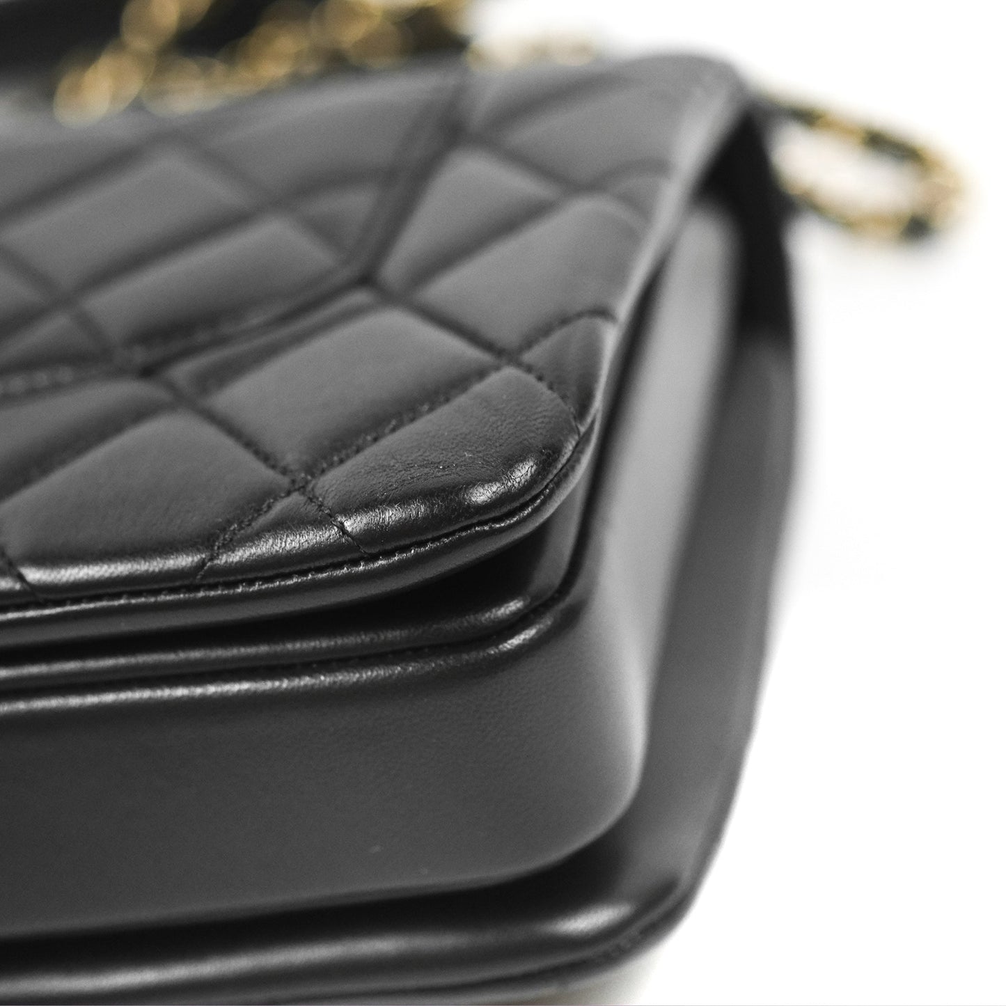 Chanel Trendy CC Small Black Lambskin Gold Hardware