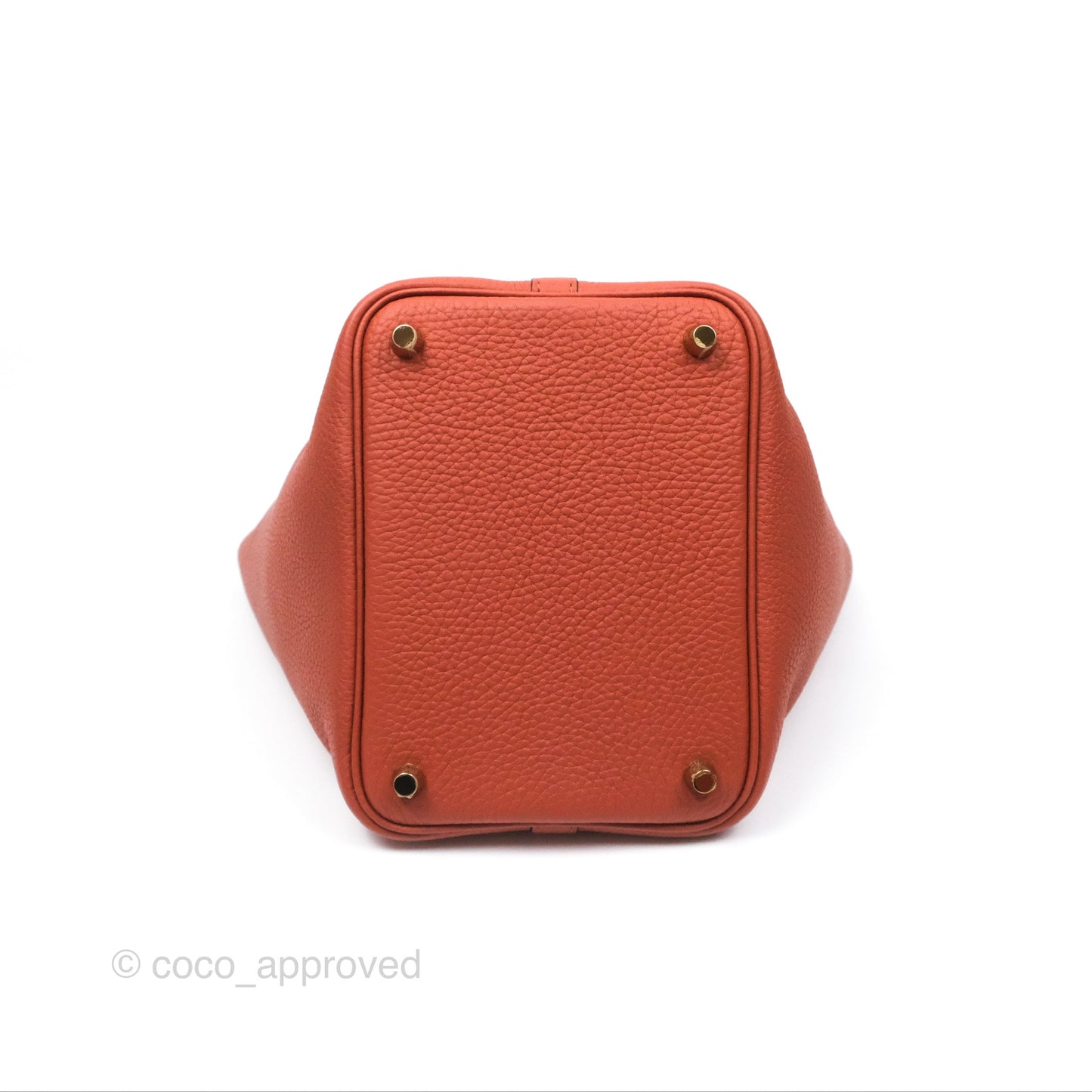 Hermès Picotin Lock 18 Cuivre 6C Clemence Gold Hardware