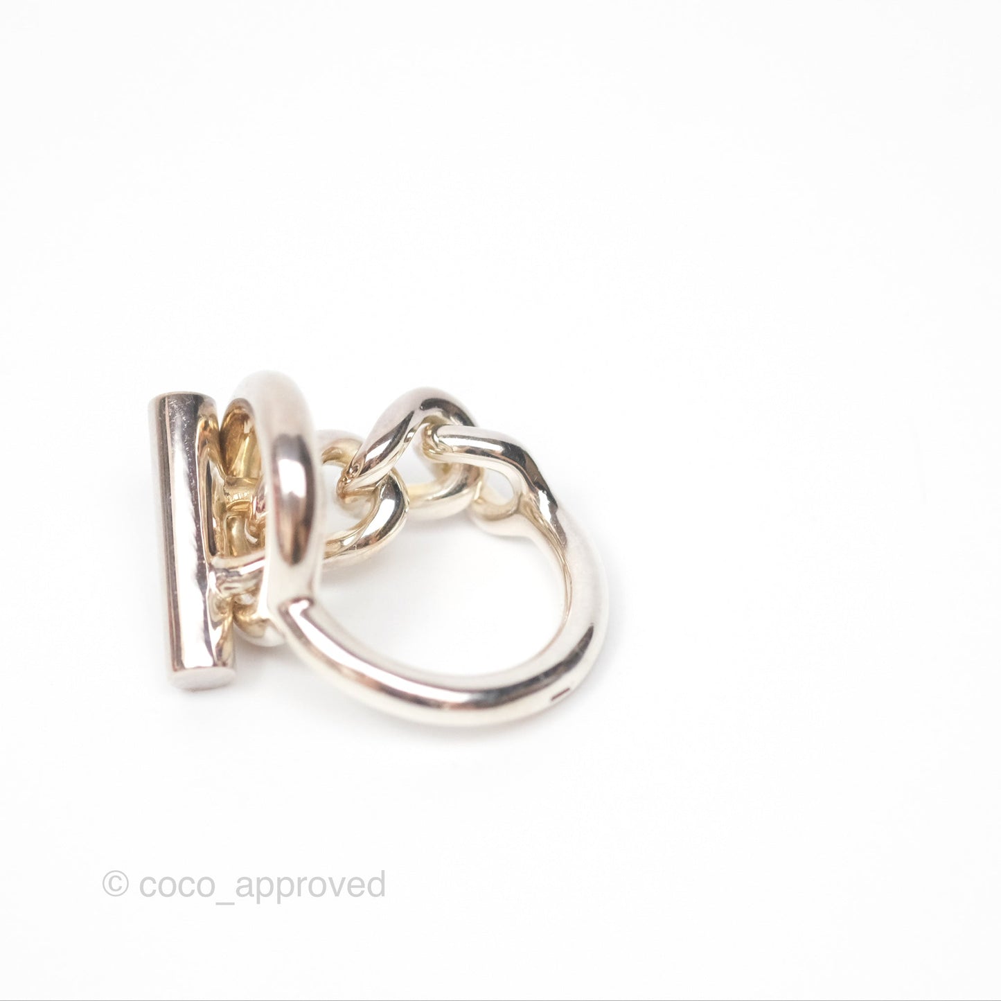 Hermès Echappee Ring GM Sterling Silver
