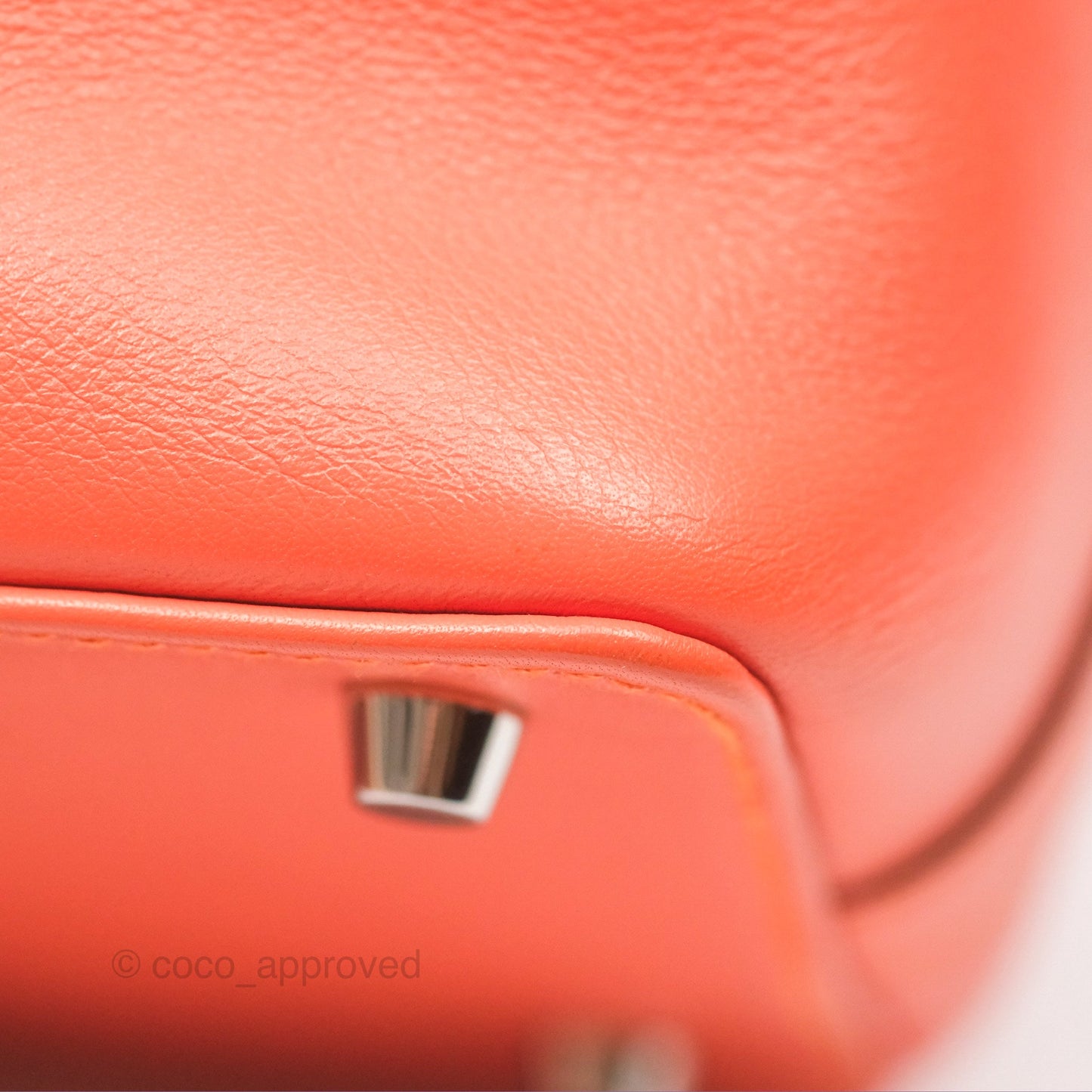 Hermès ToolBox 20 Mangue Evercolor Palladium Hardware