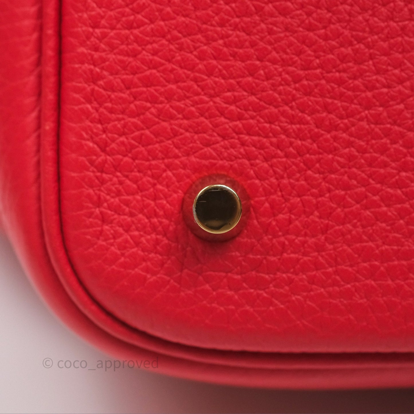 Hermès Picotin 22 Rouge Tomate S5 Clemence Gold Hardware