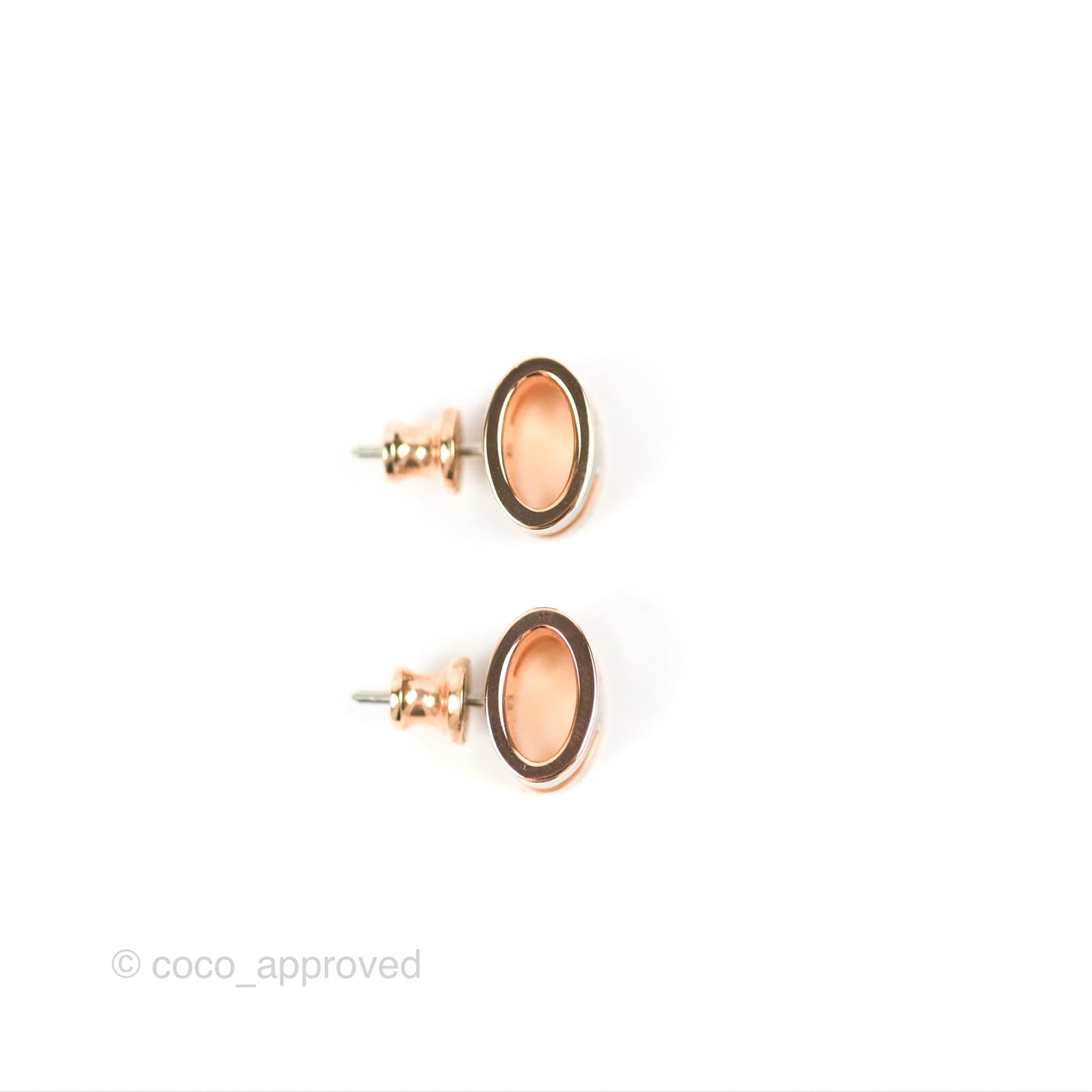 Hermès Pop H Earrings Black Rose Gold Hardware