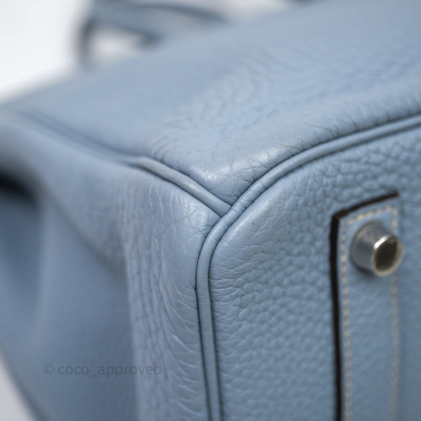 Hermès Birkin 35 Blue Ciel Togo Palladium Hardware