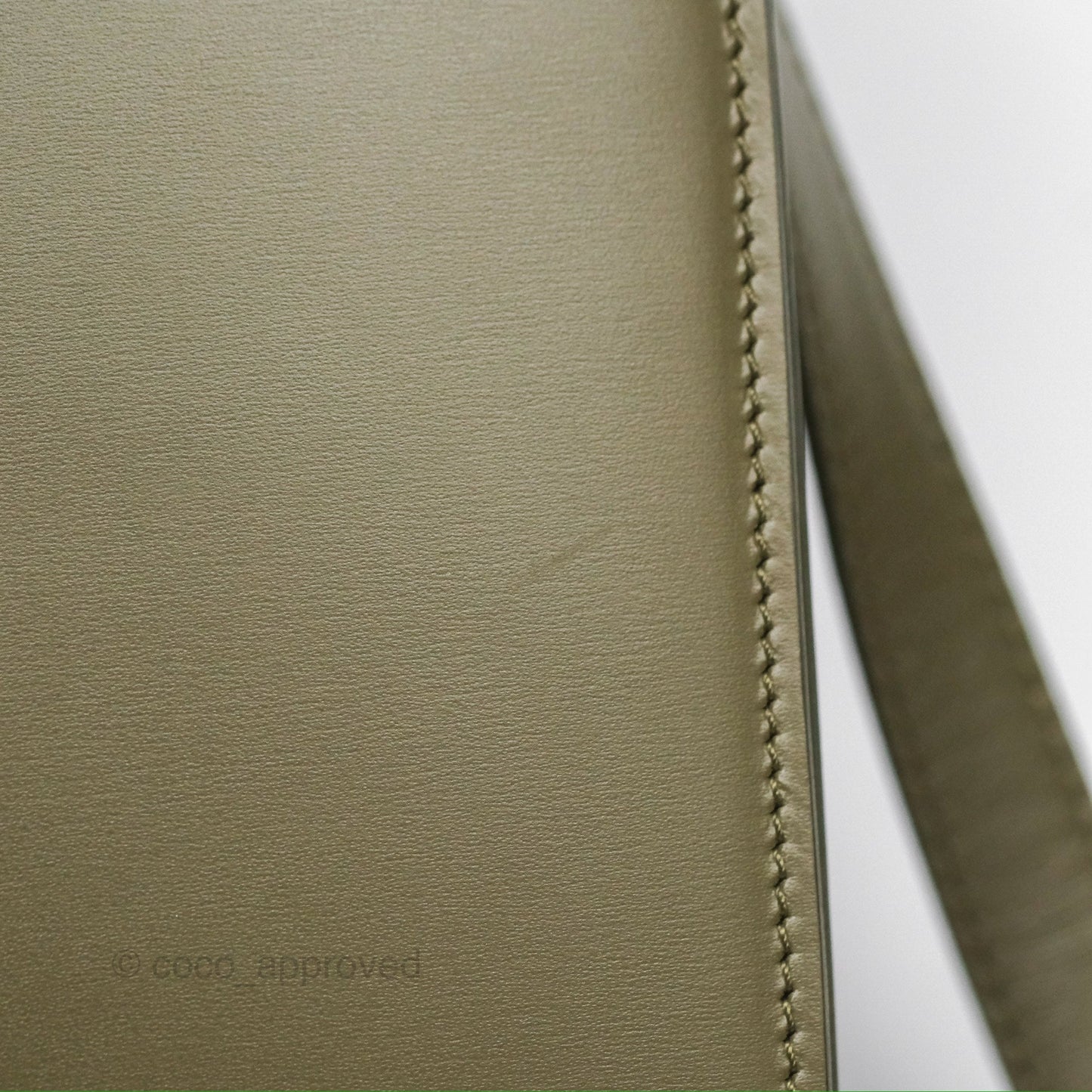 Celine Medium Classic Box Flap Dark Olive Green Box Calfskin Gold Hardware