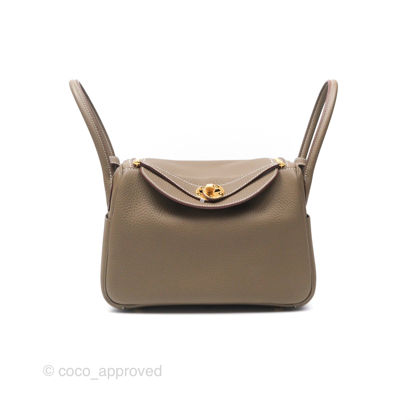 Hermès Lindy 26 Etoupe Clemence Gold Hardware