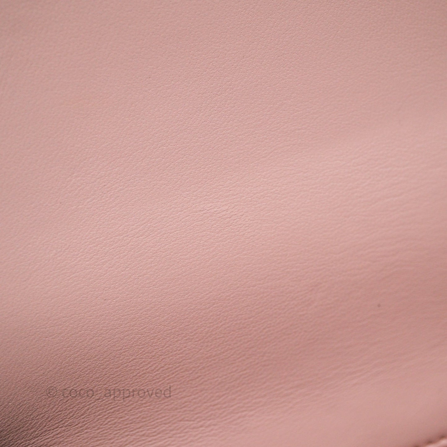 Chanel Pearl Crush Mini Square Quilted Pink Lambskin Aged Gold Hardware