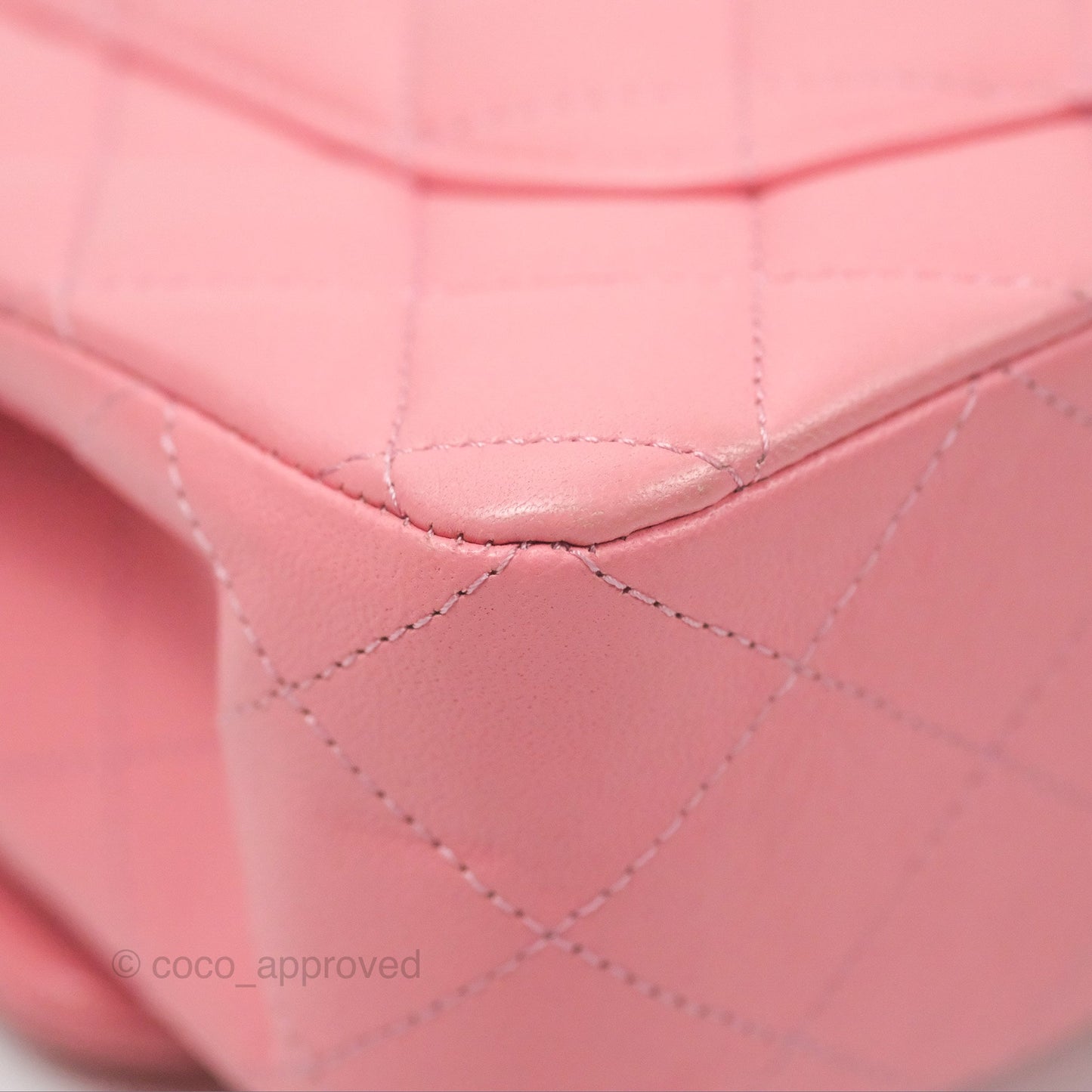 Chanel Small Classic Quilted Flap Pink Lambskin Gold Hardware