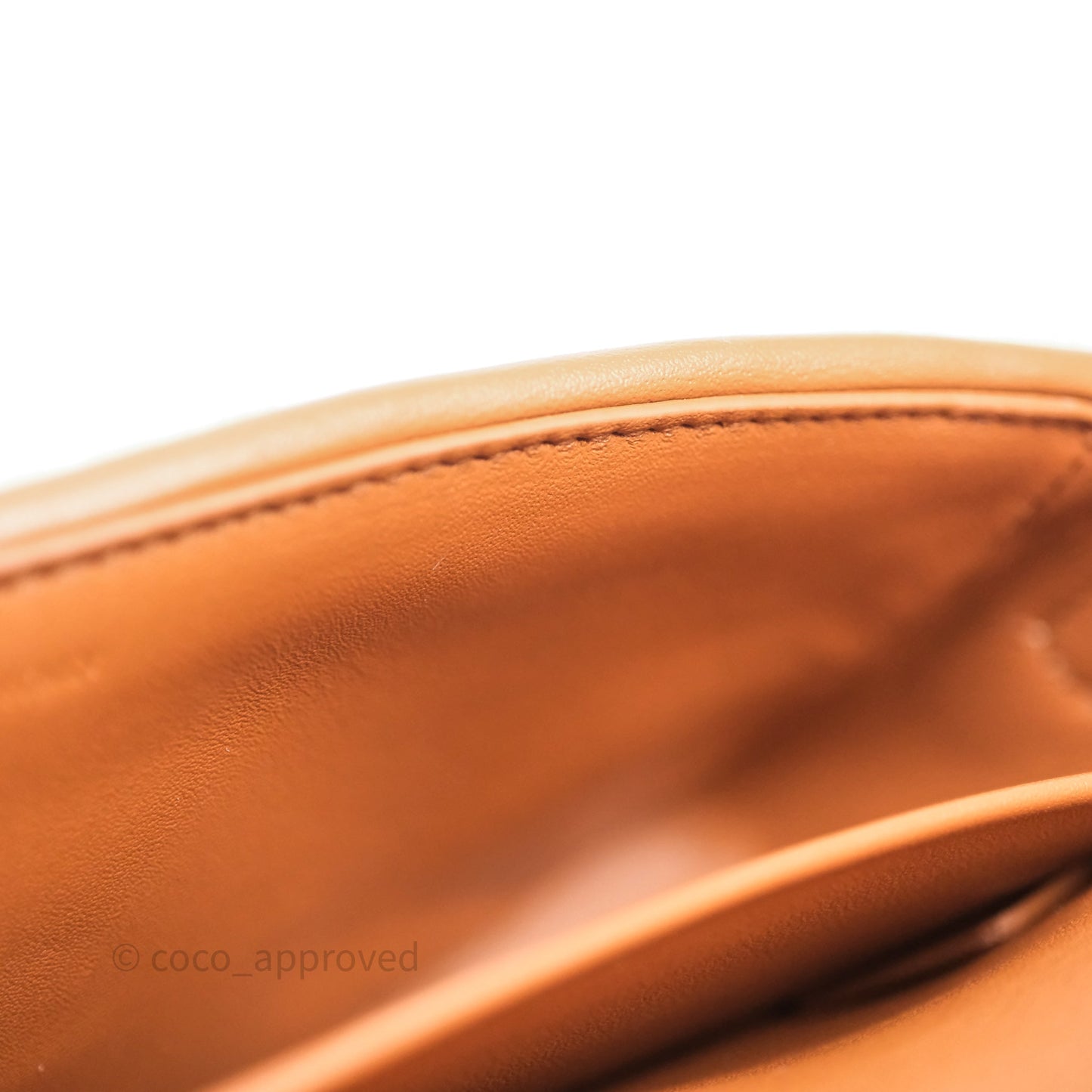 Celine Triomphe Shoulder Bag Beige Shearling