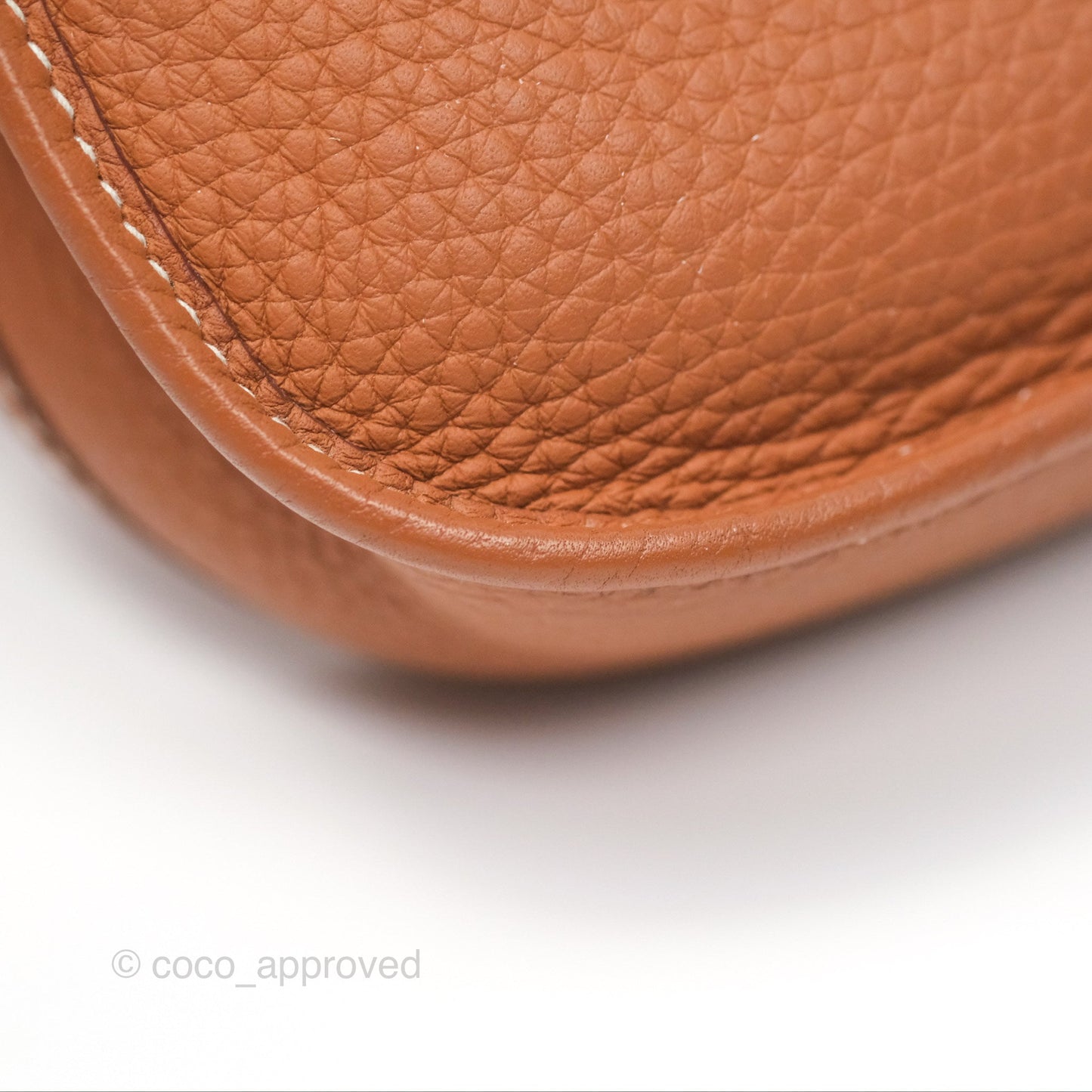 Hermès Mini Evelyne 16 Gold Clemence Gold Hardware