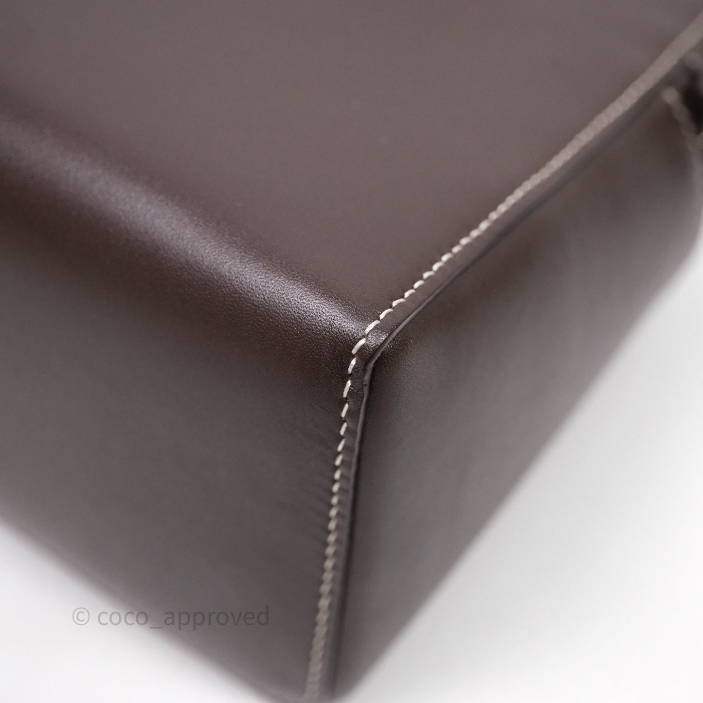 Loro Piana Extra Bag L27 Dark Choco Licorice Smooth Calfskin