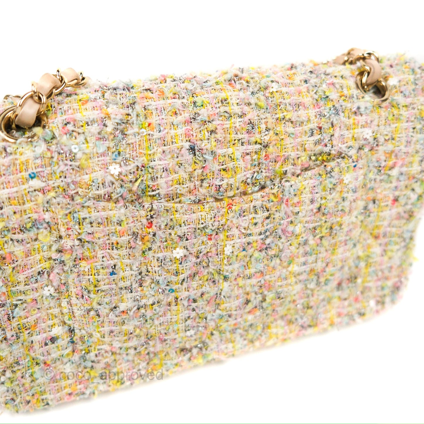Chanel Reissue Tweed Pastel Garden Party Flap