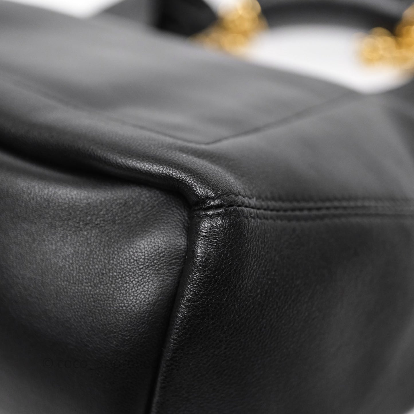 Loewe Small Squeeze Bag in Mellow Nappa Lambskin Black
