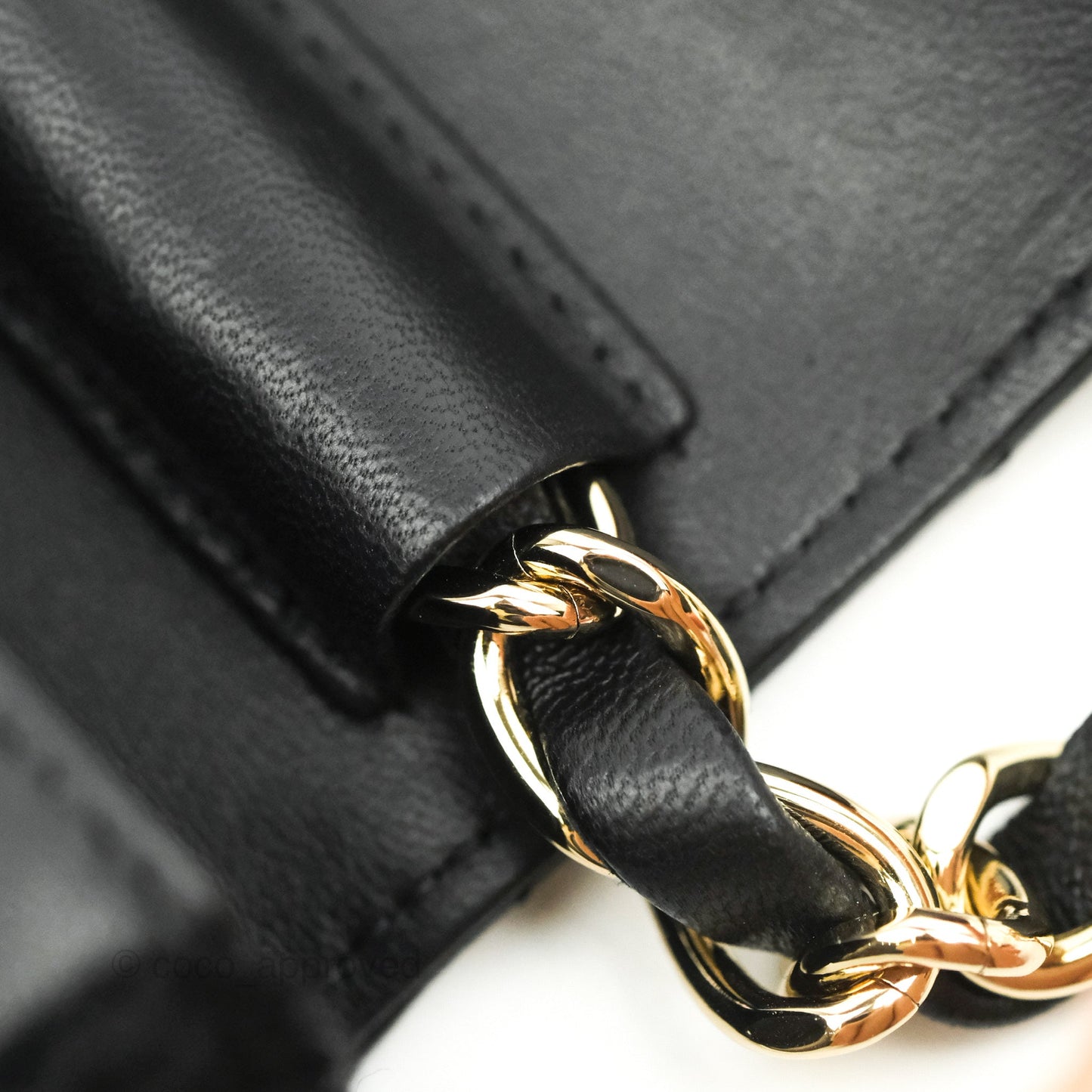 Chanel Mini Bag Black Lambskin Crochet Gold Hardware 22C