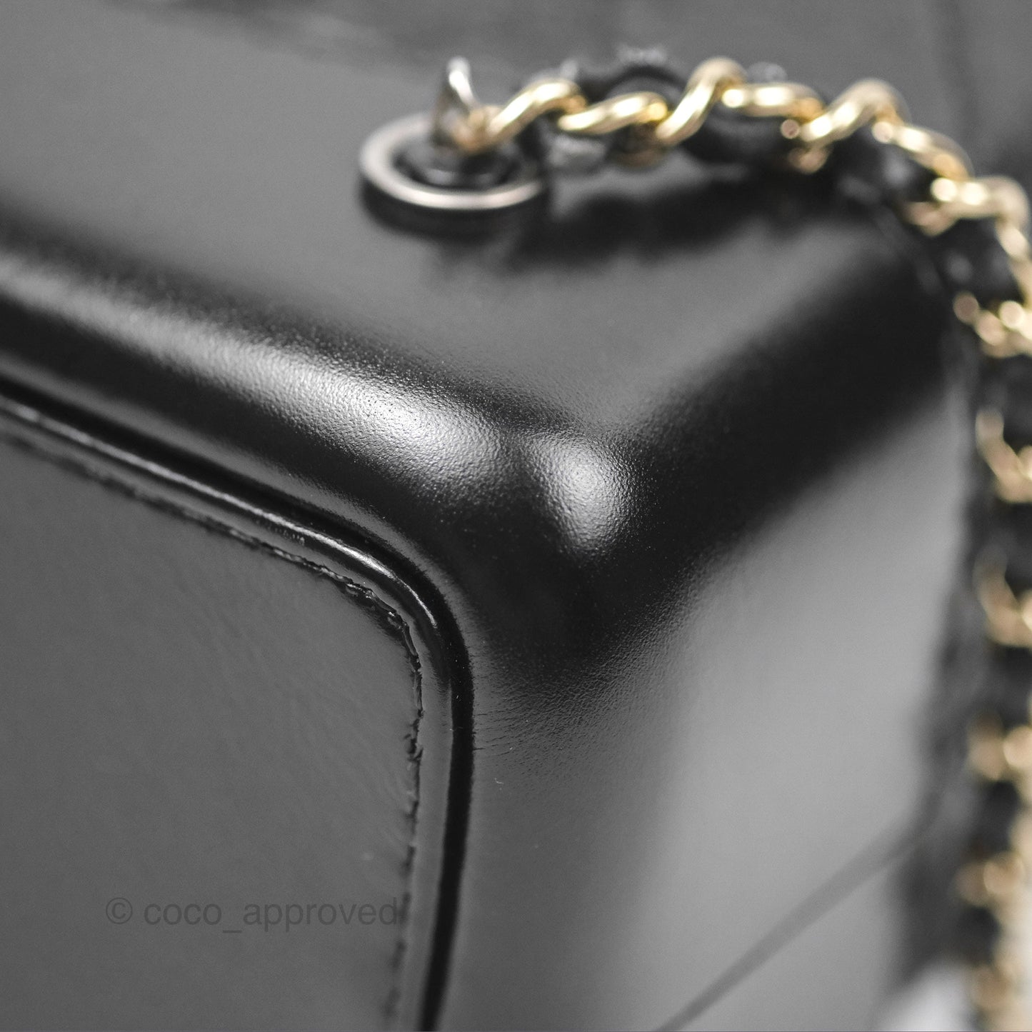 Chanel Small Gabrielle Backpack Black Aged Calfskin