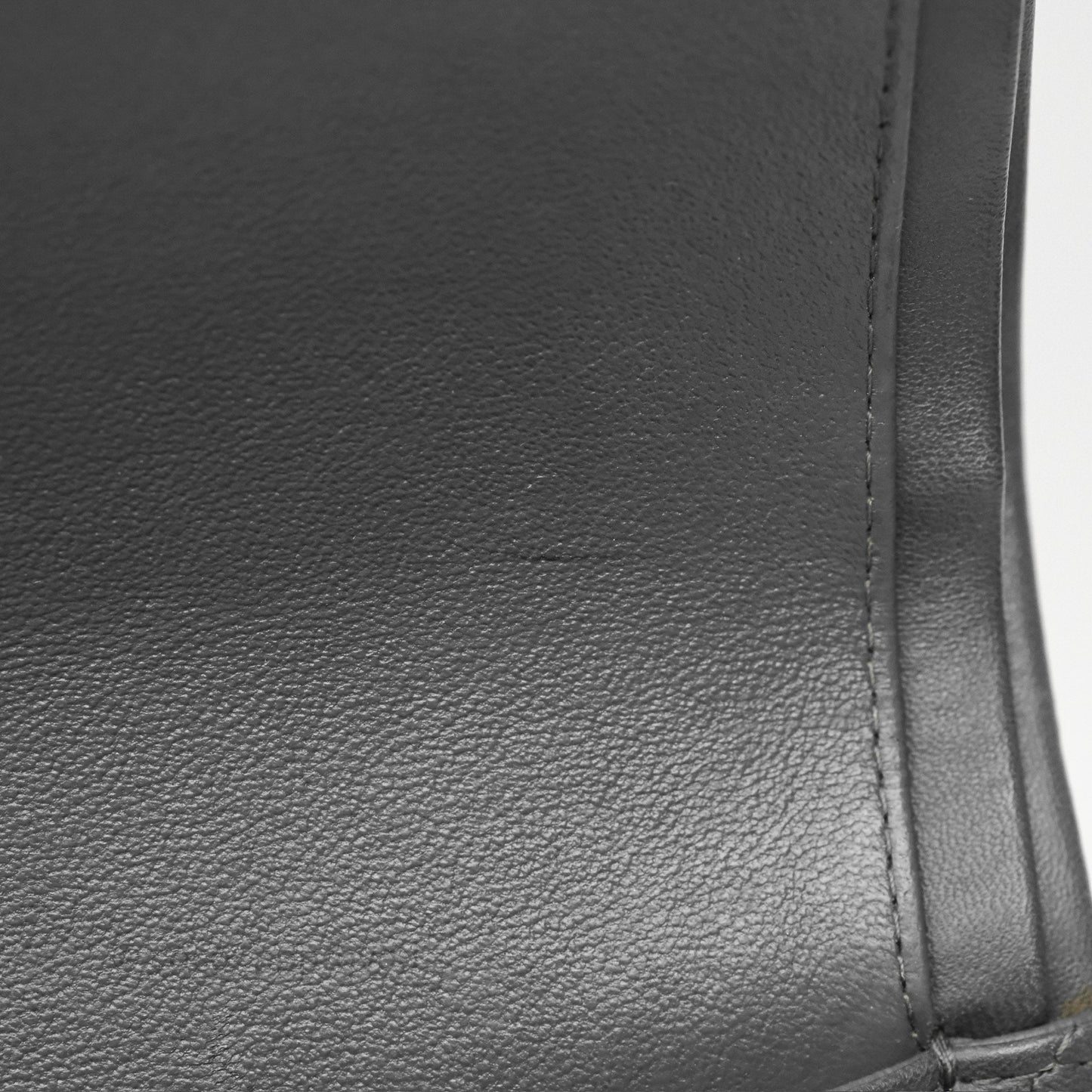 Chanel Jumbo Double Flap Dark Grey Lambskin Brushed Gold Hardware⁣⁣